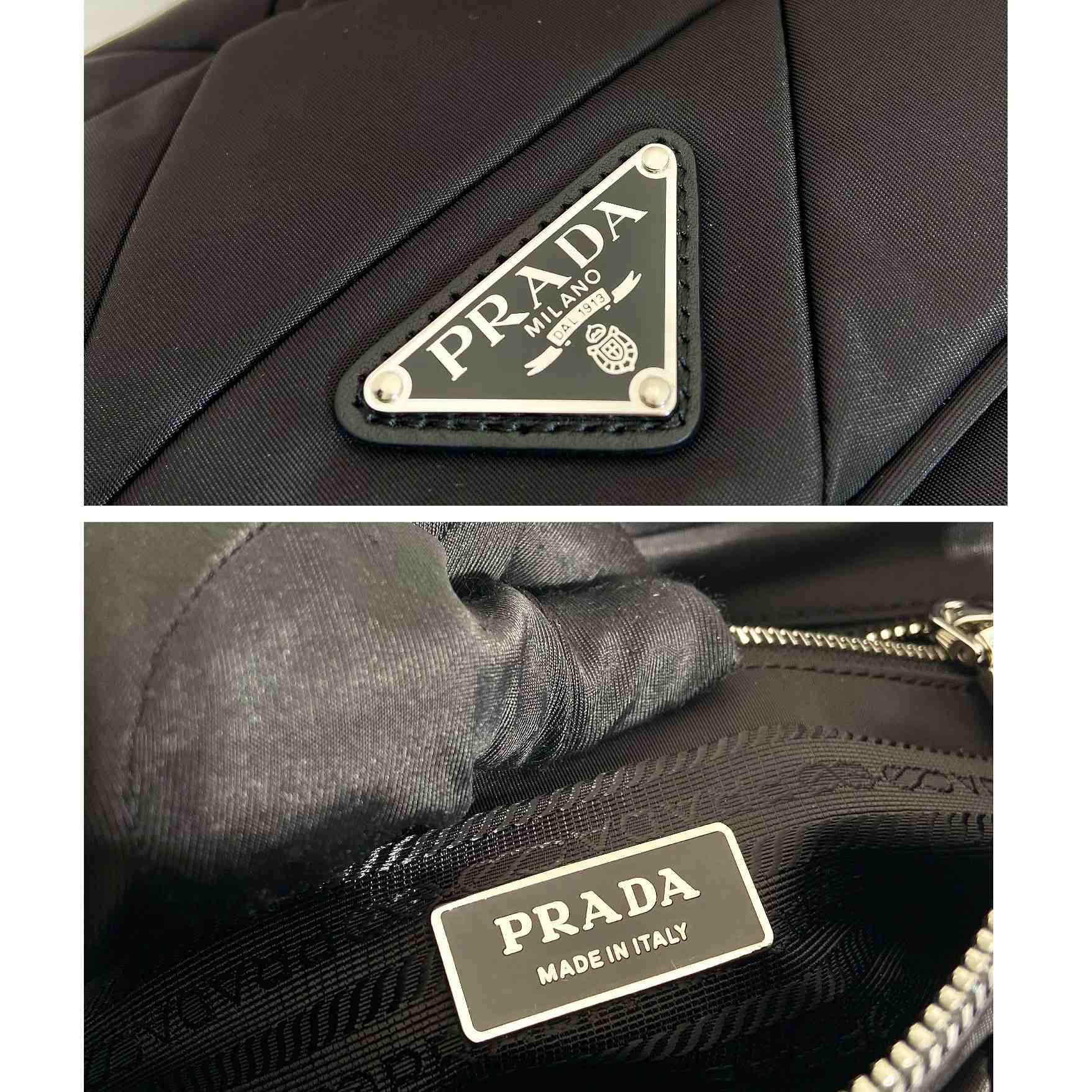 Prada Padded Re-Nylon Shoulder Bag - DopestKickz
