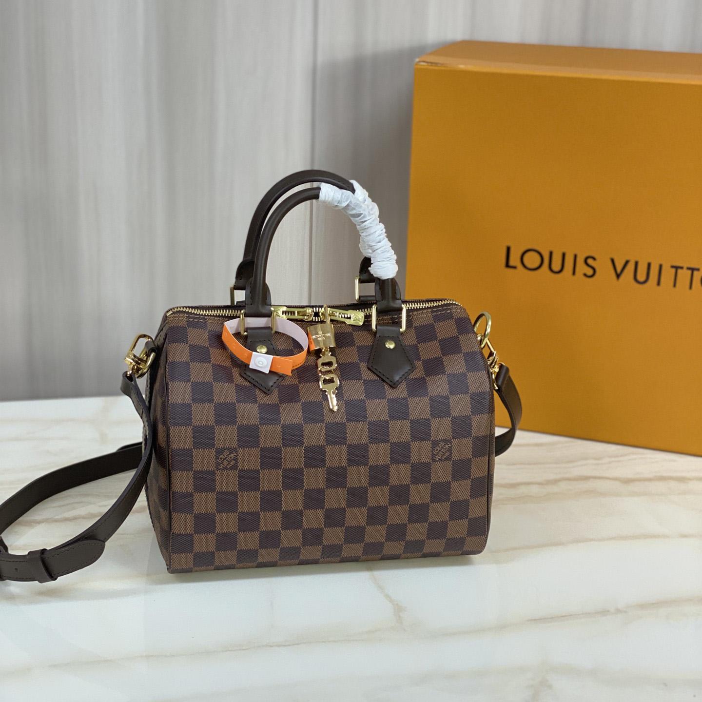Louis Vuitton Speedy Bandouliere Bag Damier 25 - DopestKickz