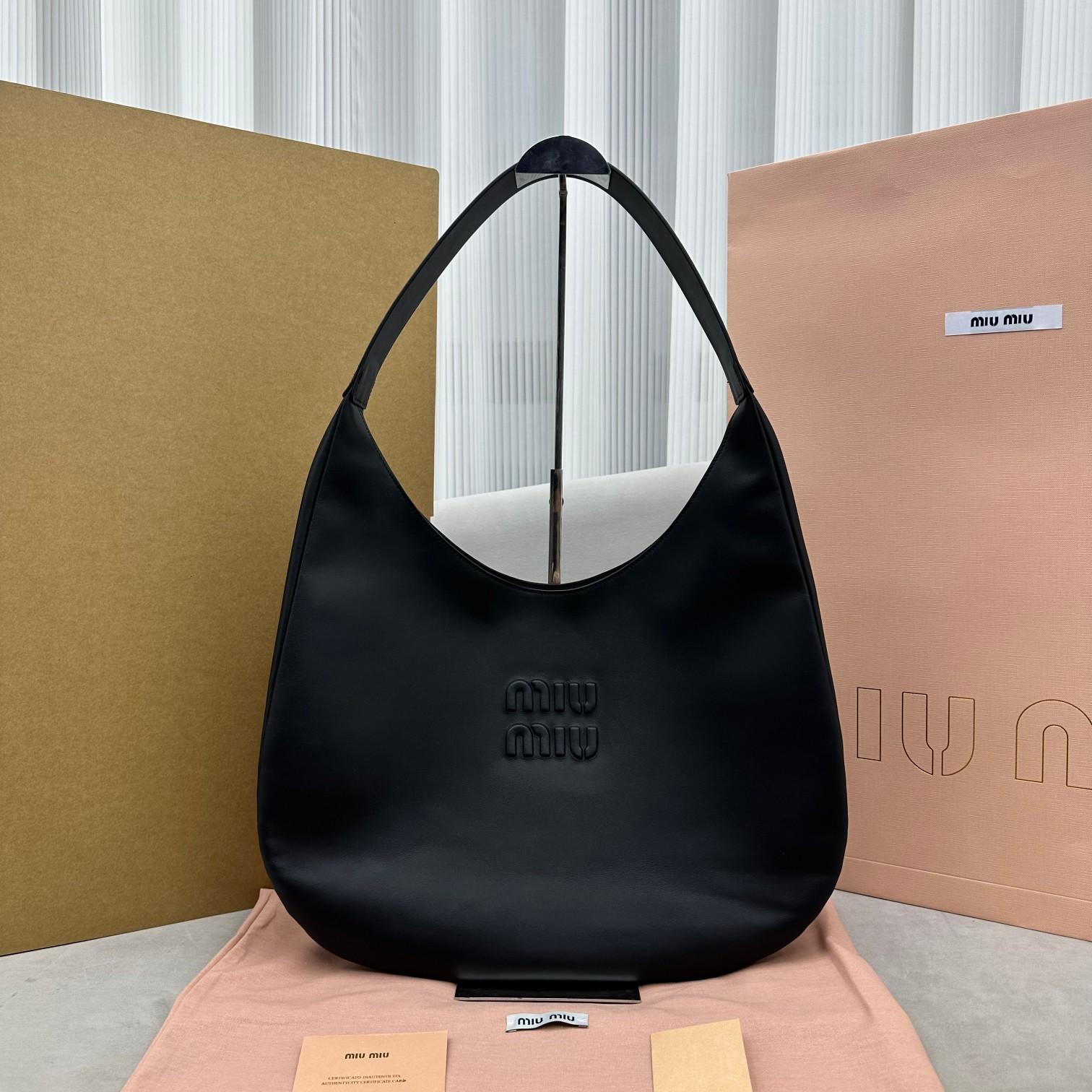 Miu Miu Leather Hobo Bag - DopestKickz
