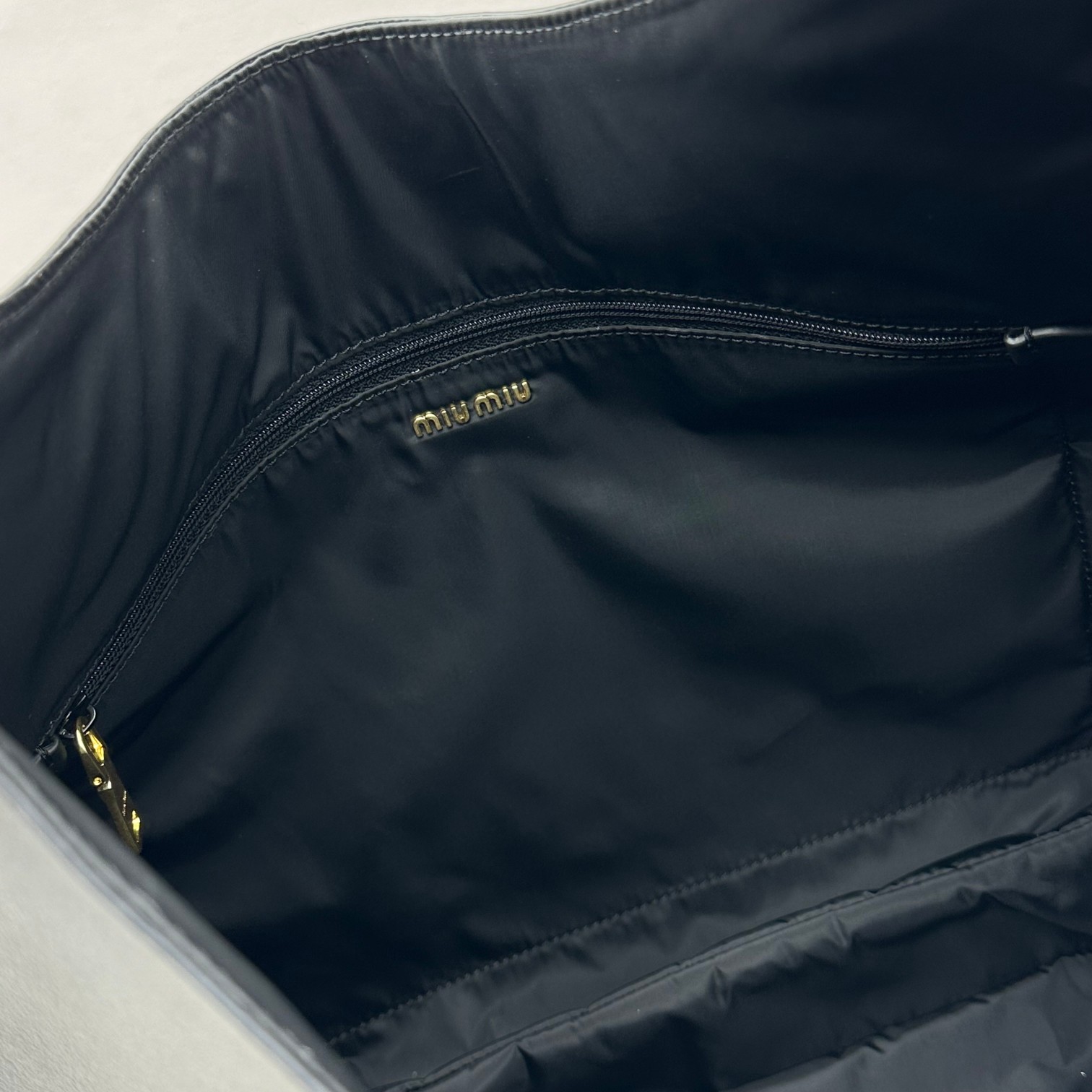 Miu Miu Leather Hobo Bag - DopestKickz