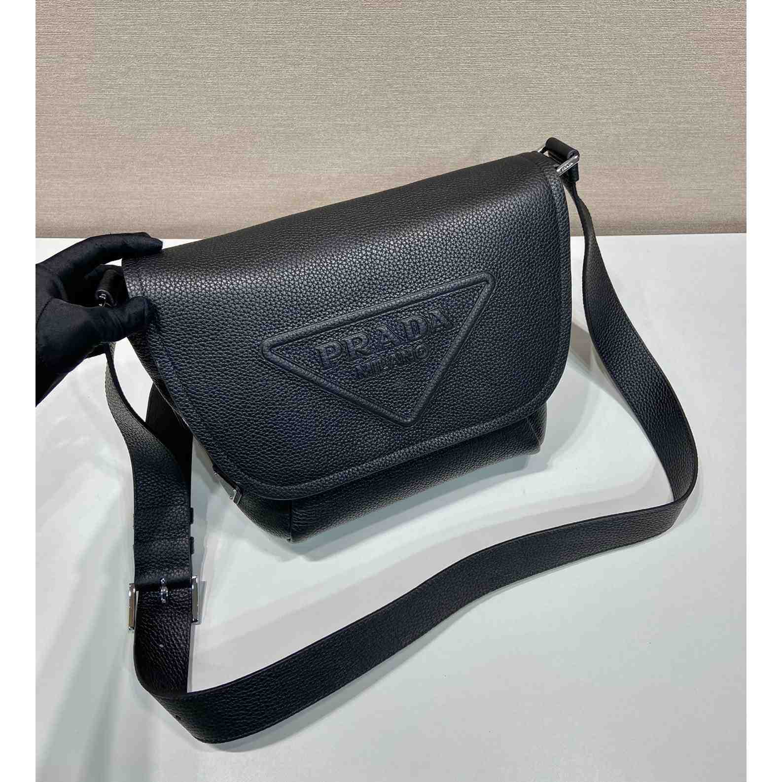 Prada Leather Bag With Shoulder Strap - DopestKickz