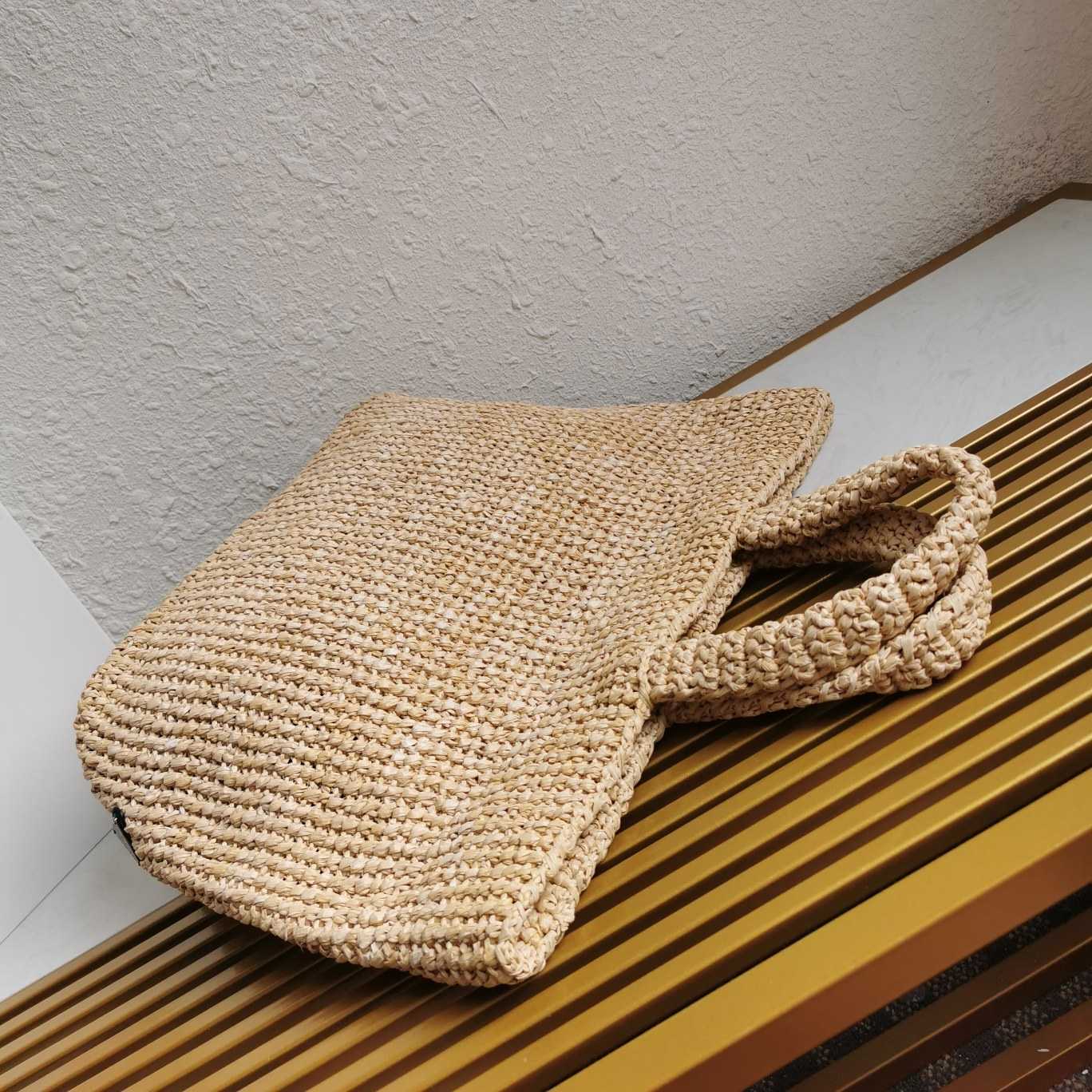 Prada Small Raffia Tote Bag - DopestKickz