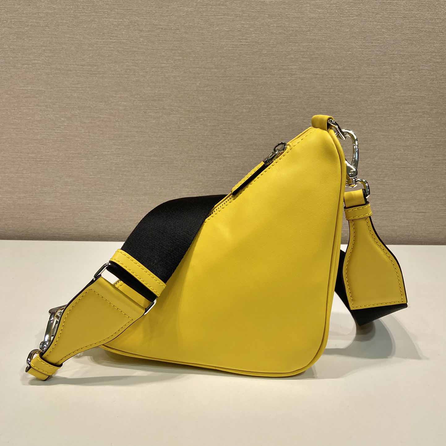 Prada Triangle Leather Bag - DopestKickz