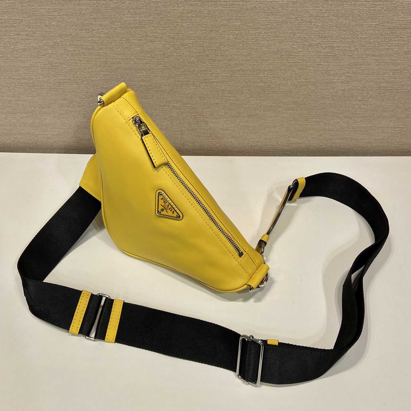 Prada Triangle Leather Bag - DopestKickz