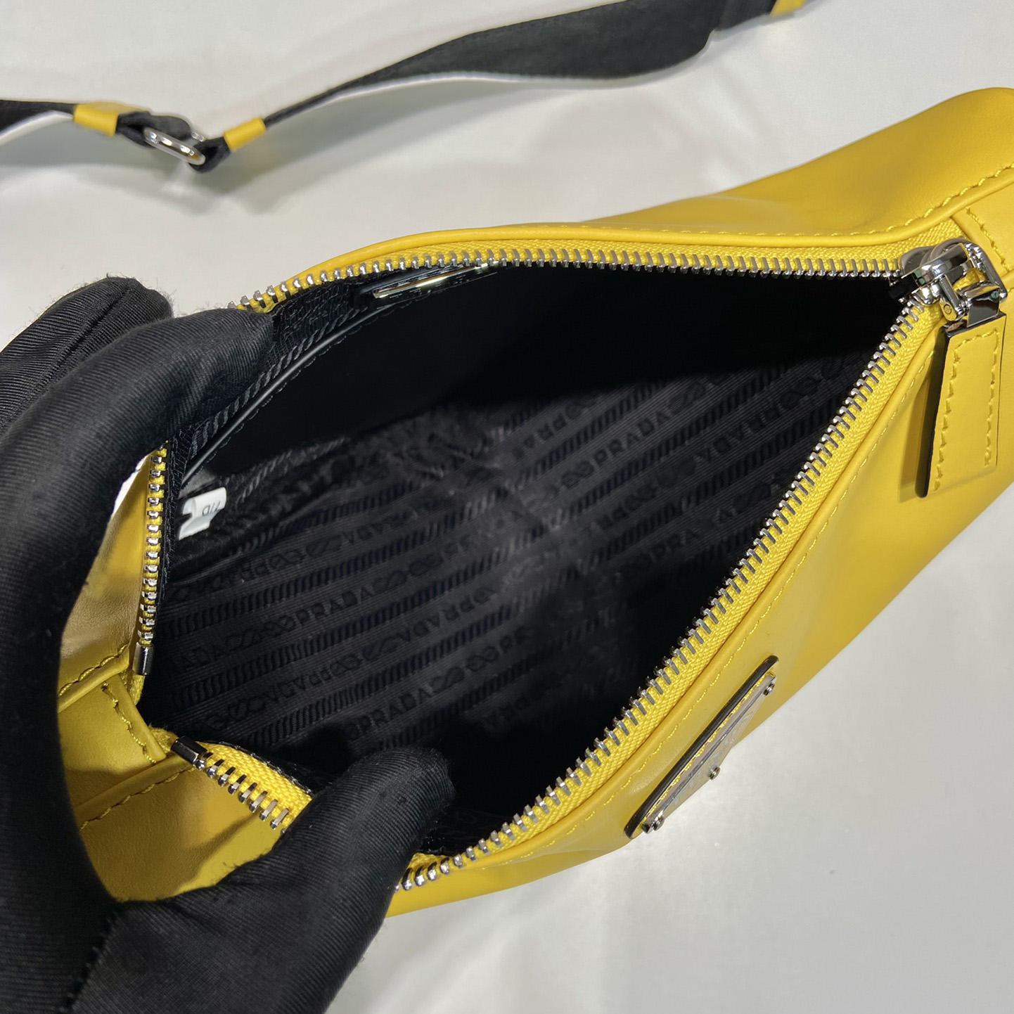 Prada Triangle Leather Bag - DopestKickz