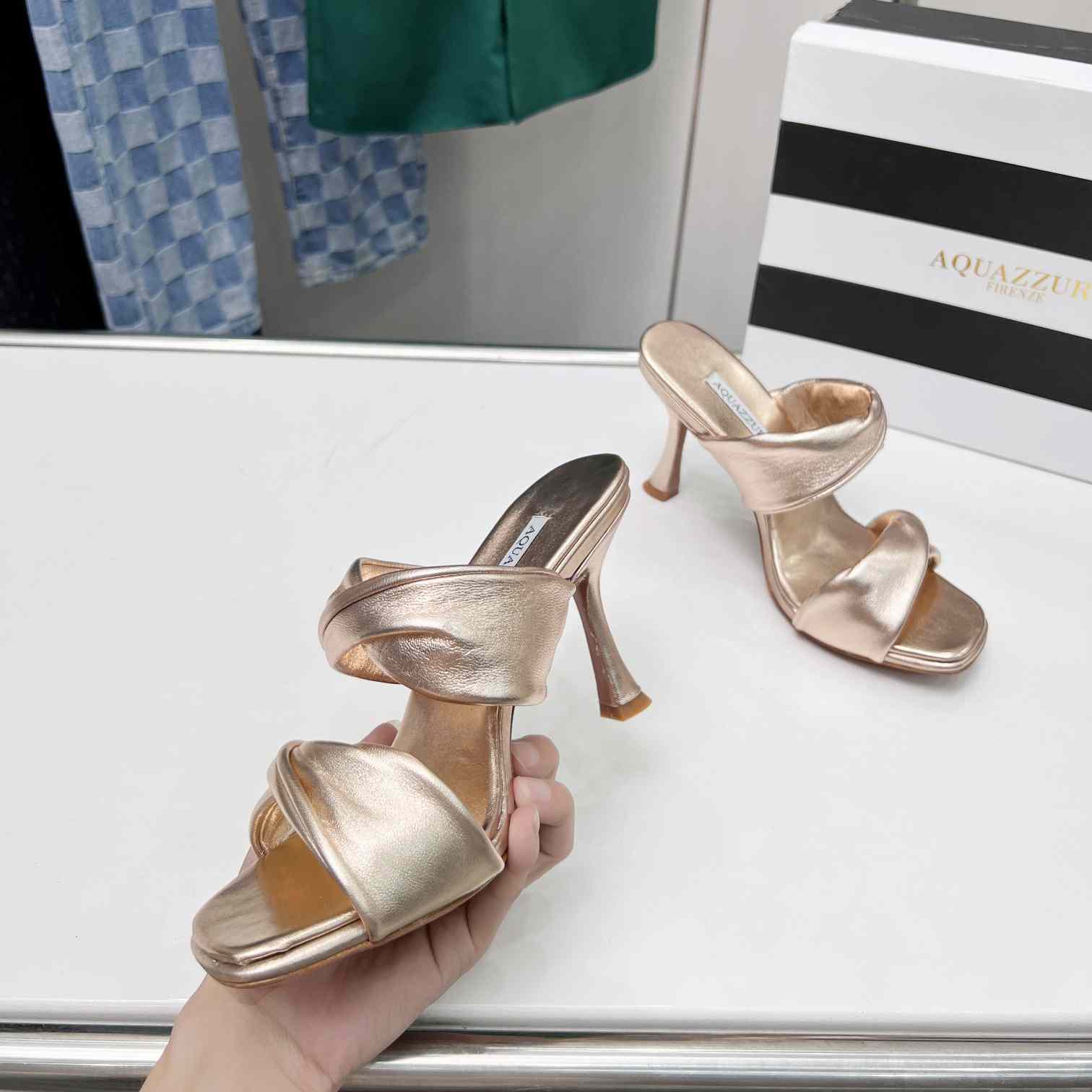 Aquazzura Twist Sandal 95 - DopestKickz