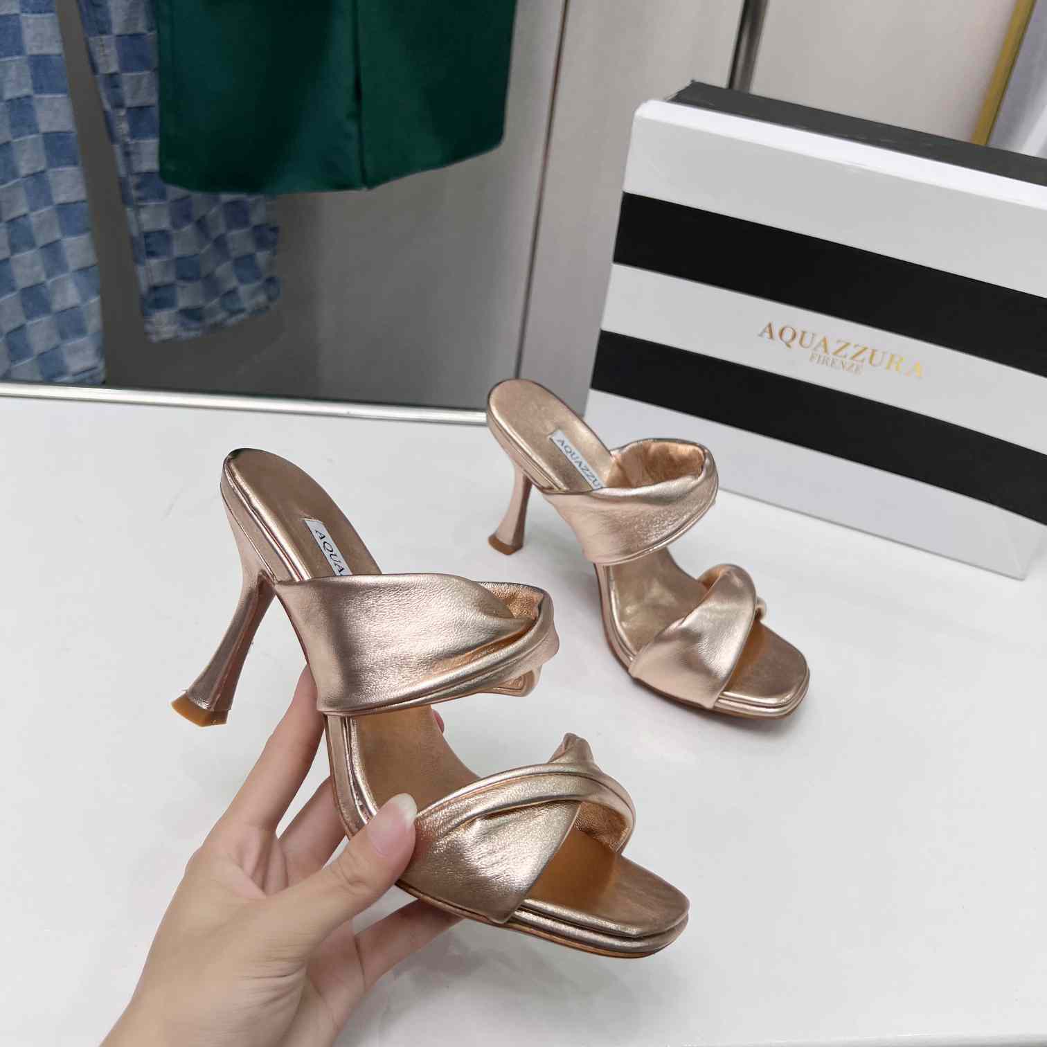 Aquazzura Twist Sandal 95 - DopestKickz