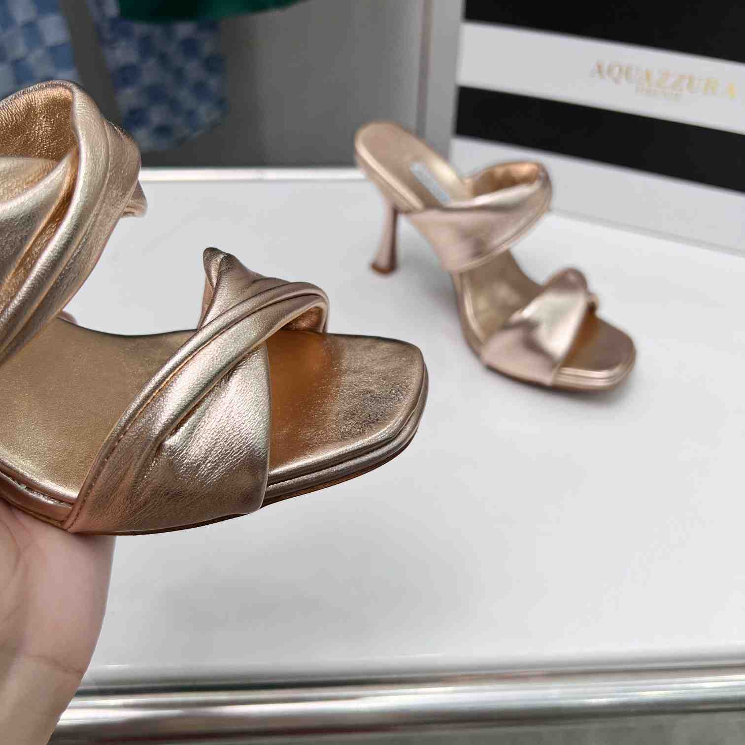 Aquazzura Twist Sandal 95 - DopestKickz