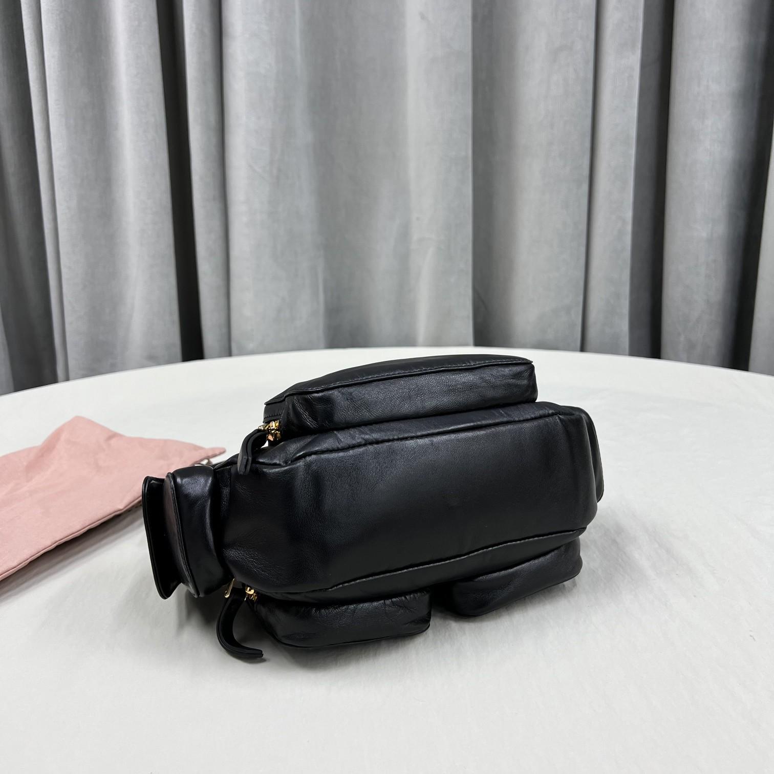 Miu Miu Nappa Leather Pocket Bag - DopestKickz
