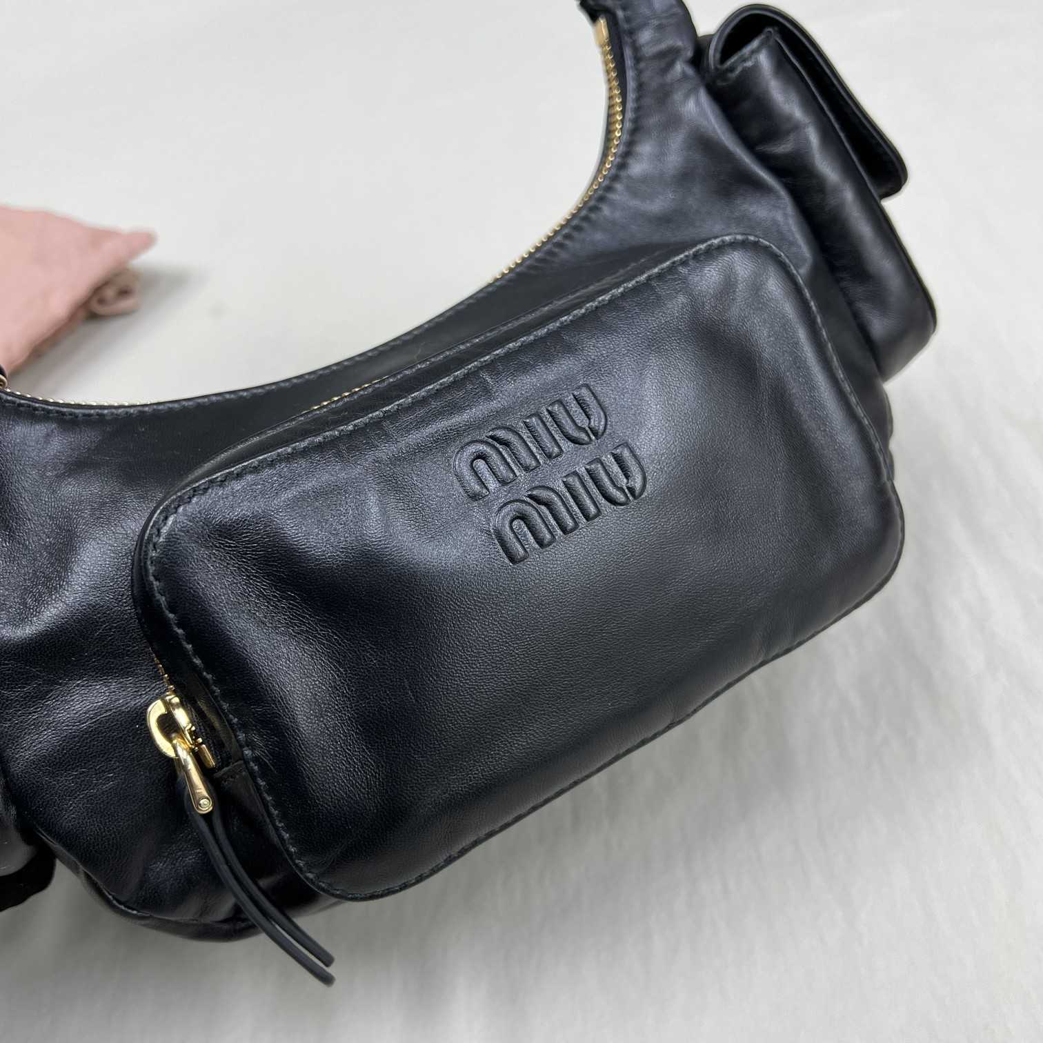 Miu Miu Nappa Leather Pocket Bag - DopestKickz