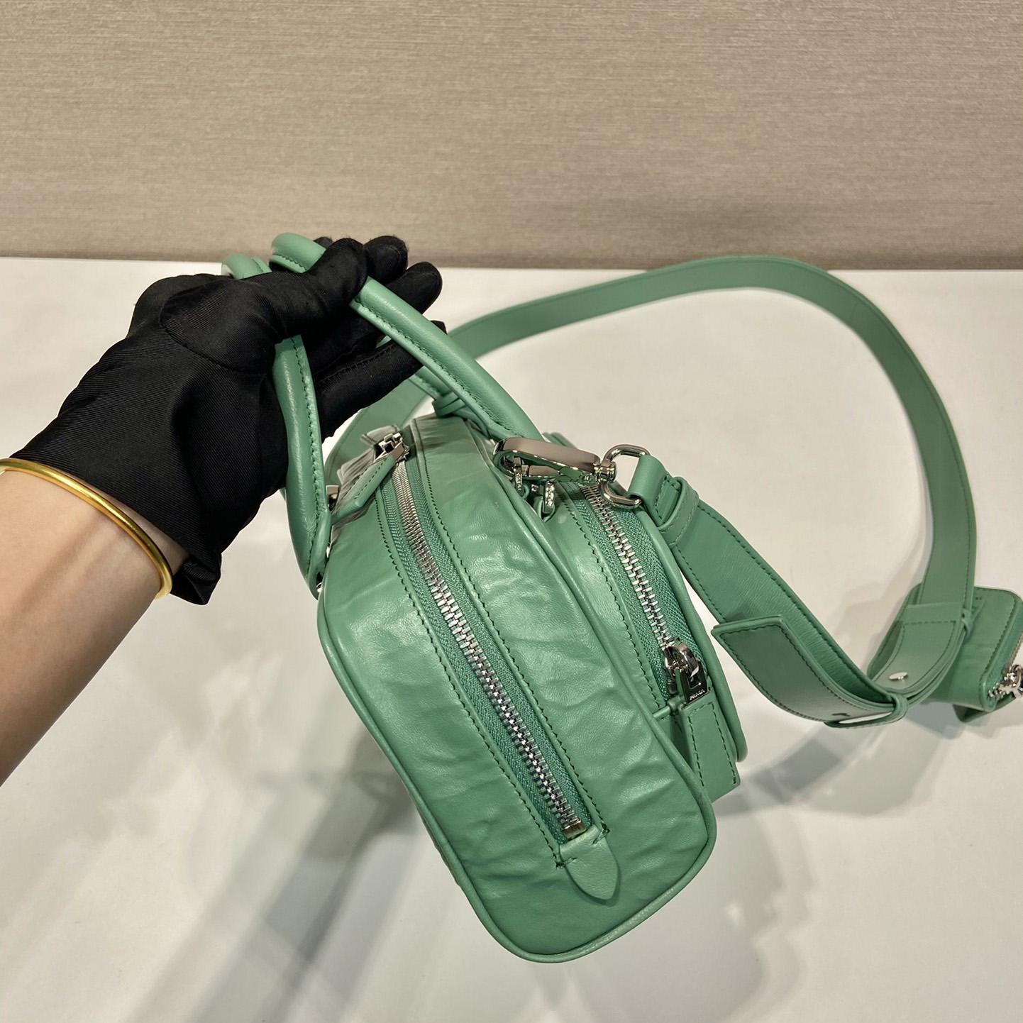 Prada Antique Nappa Leather Multi-pocket Top-handle Bag - DopestKickz