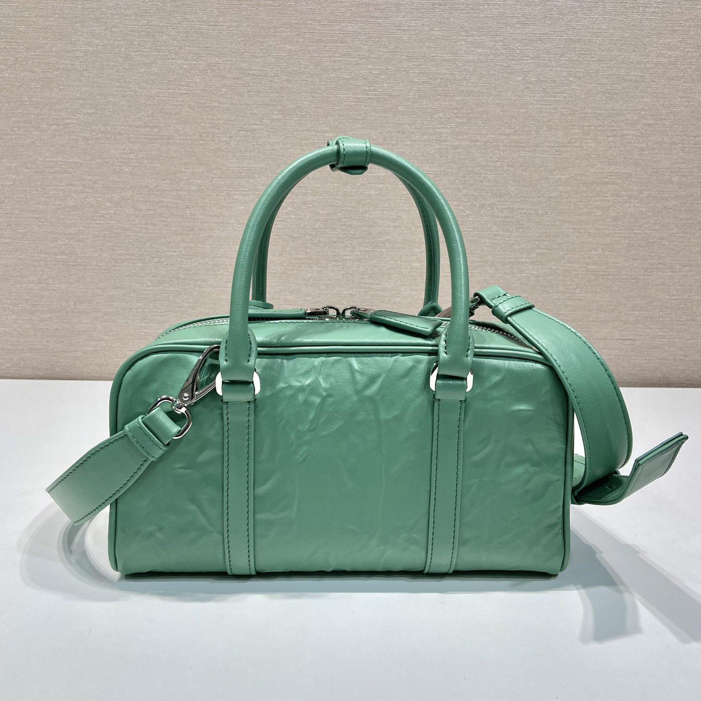 Prada Antique Nappa Leather Multi-pocket Top-handle Bag - DopestKickz