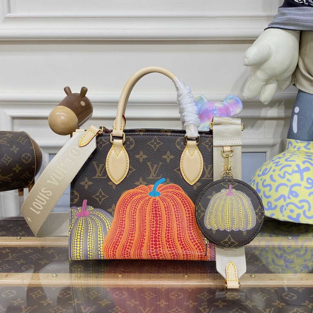 Louis Vuitton LV x YK OnTheGo PM (25*19*11.5cm) M46467 - DopestKickz