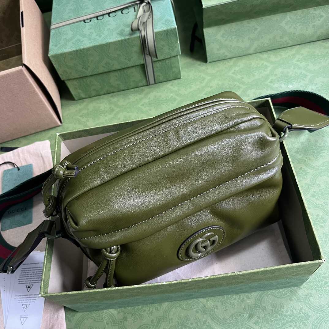 Gucci Shoulder Bag With Tonal Double G(23.5-15.5-8cm) - DopestKickz