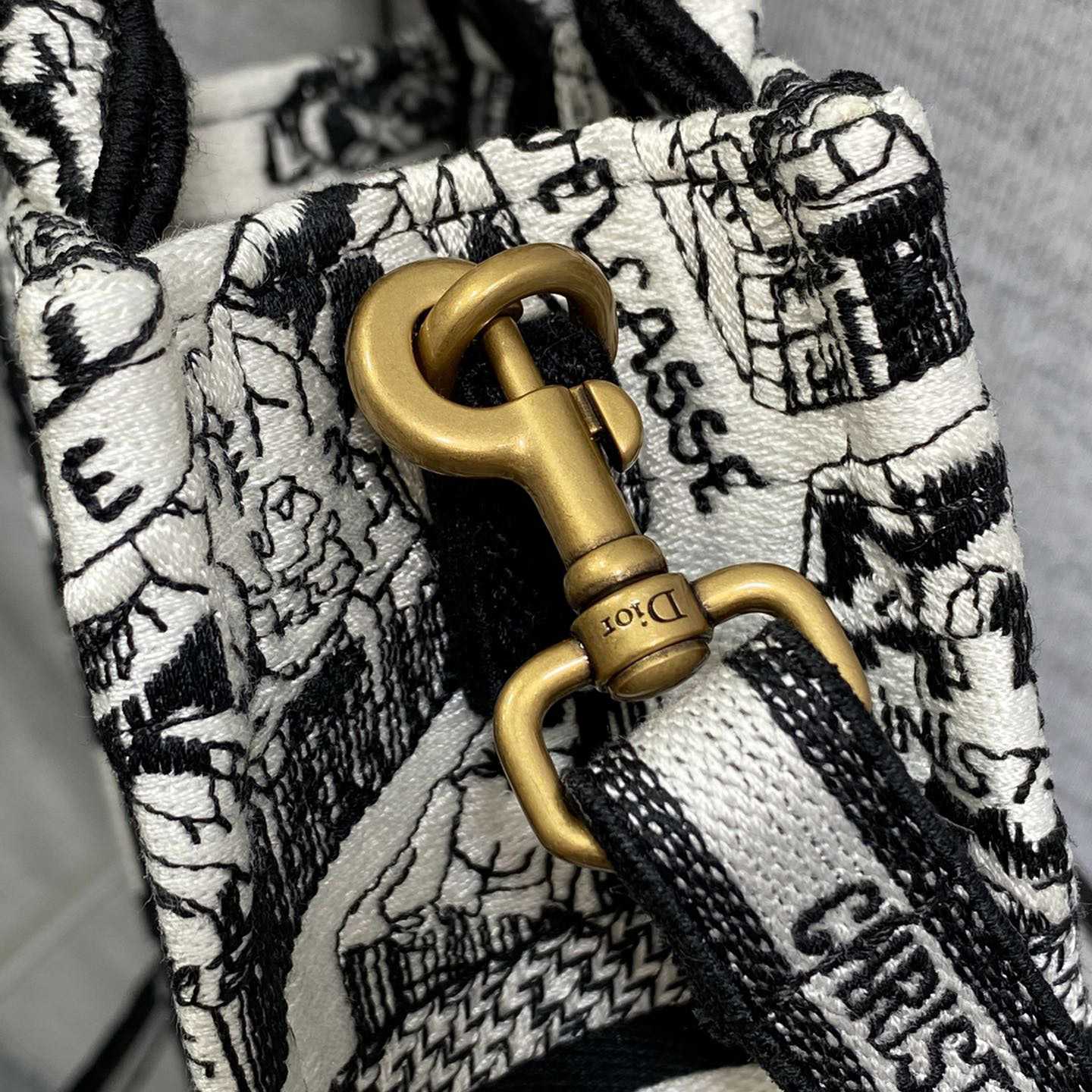 Dior Mini Dior Book Tote Phone Bag - DopestKickz