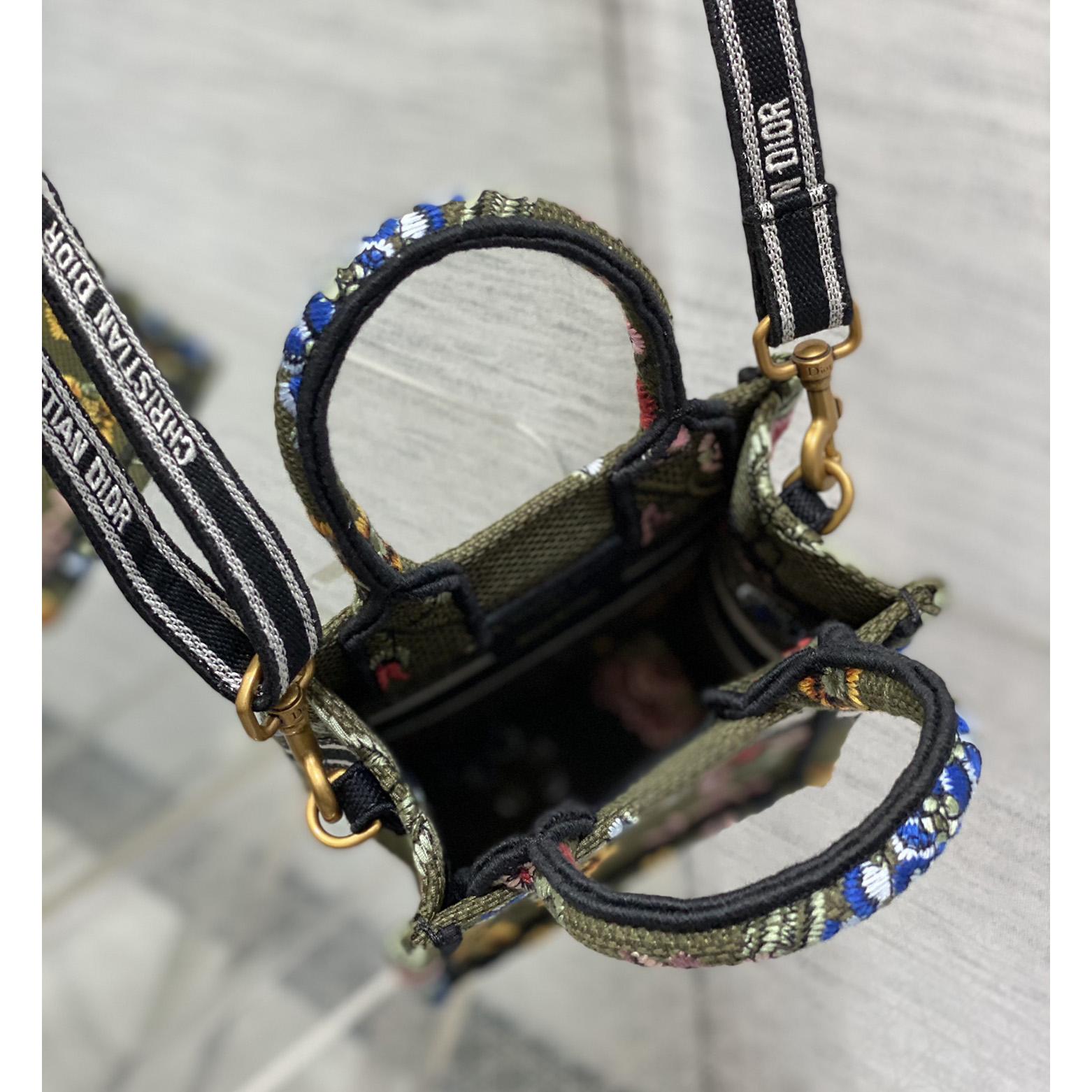 Dior Mini Dior Book Tote Phone Bag - DopestKickz