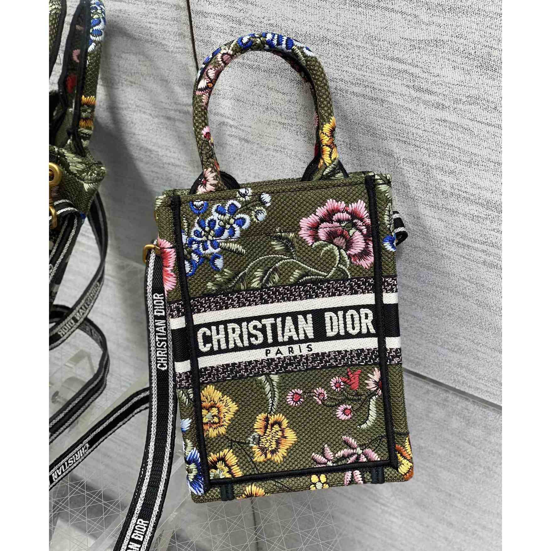 Dior Mini Dior Book Tote Phone Bag - DopestKickz