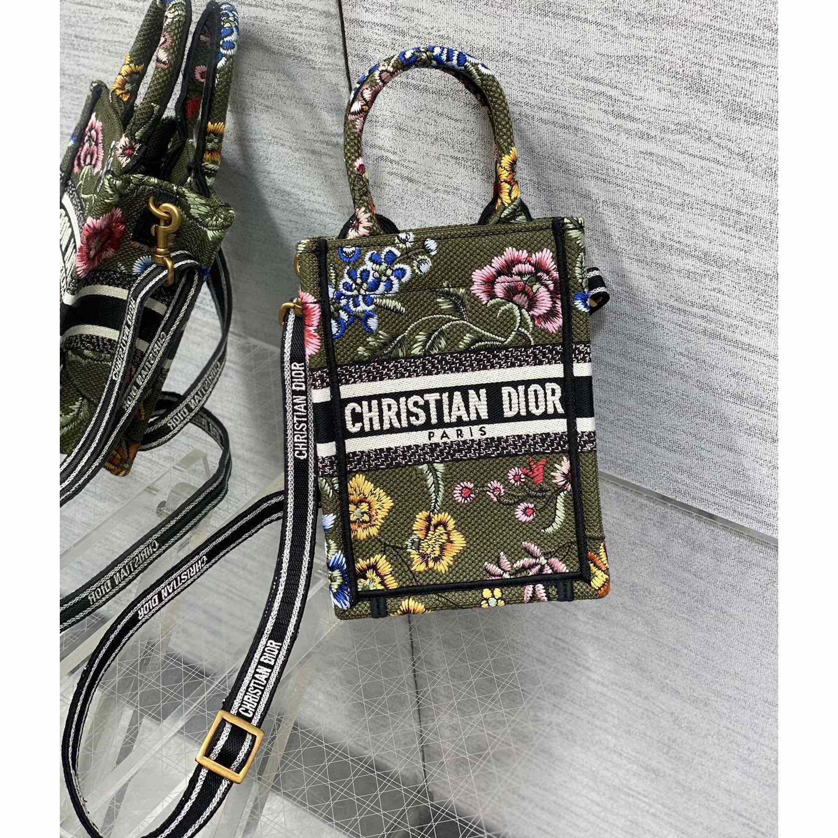 Dior Mini Dior Book Tote Phone Bag - DopestKickz