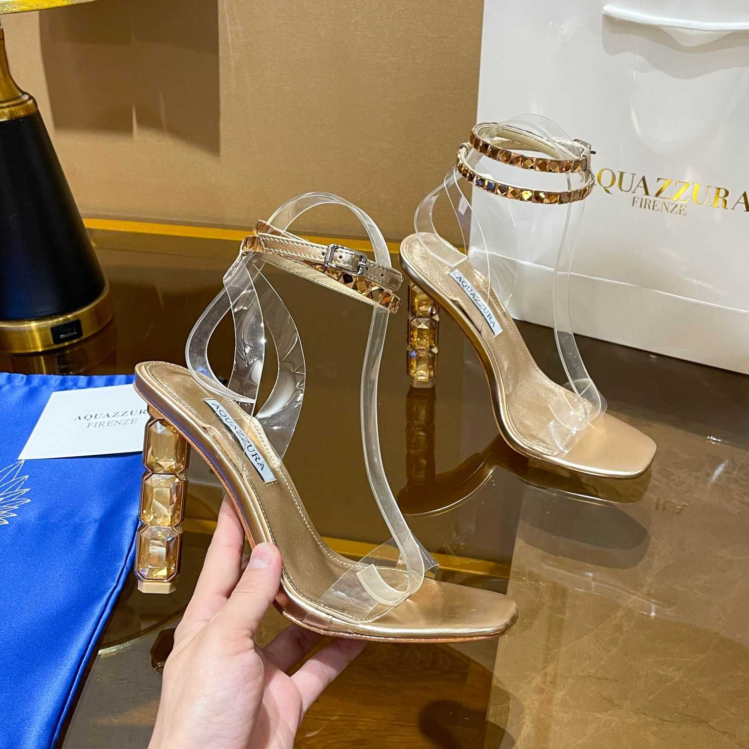 Aquazzura Aura Plexi Sandal 105 - DopestKickz