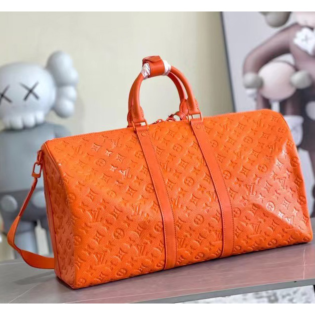 Louis Vuitton Keepall Bandouliere 50 Bag Taurillon Monogram   M20963 - DopestKickz