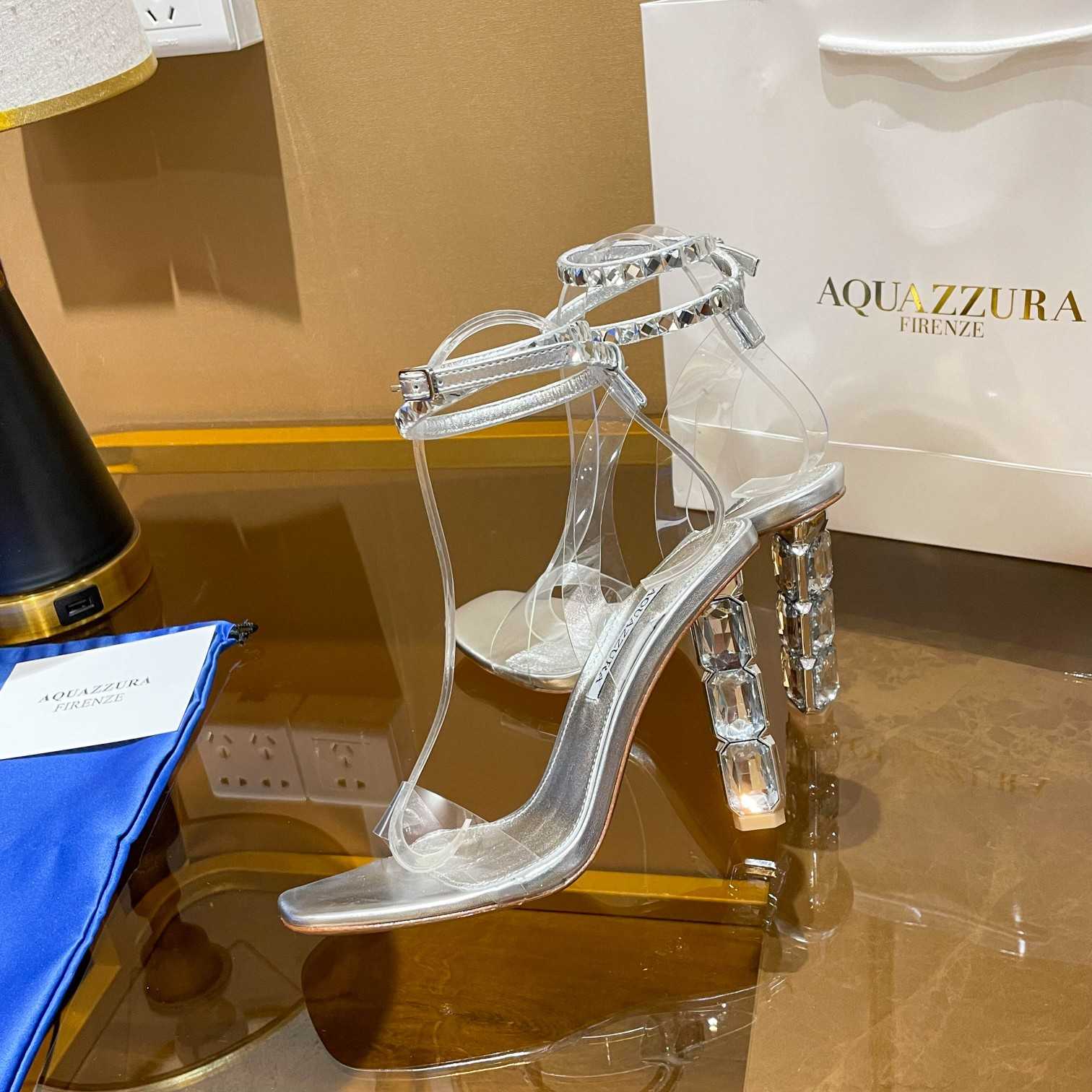 Aquazzura Aura Plexi Sandal 105 - DopestKickz