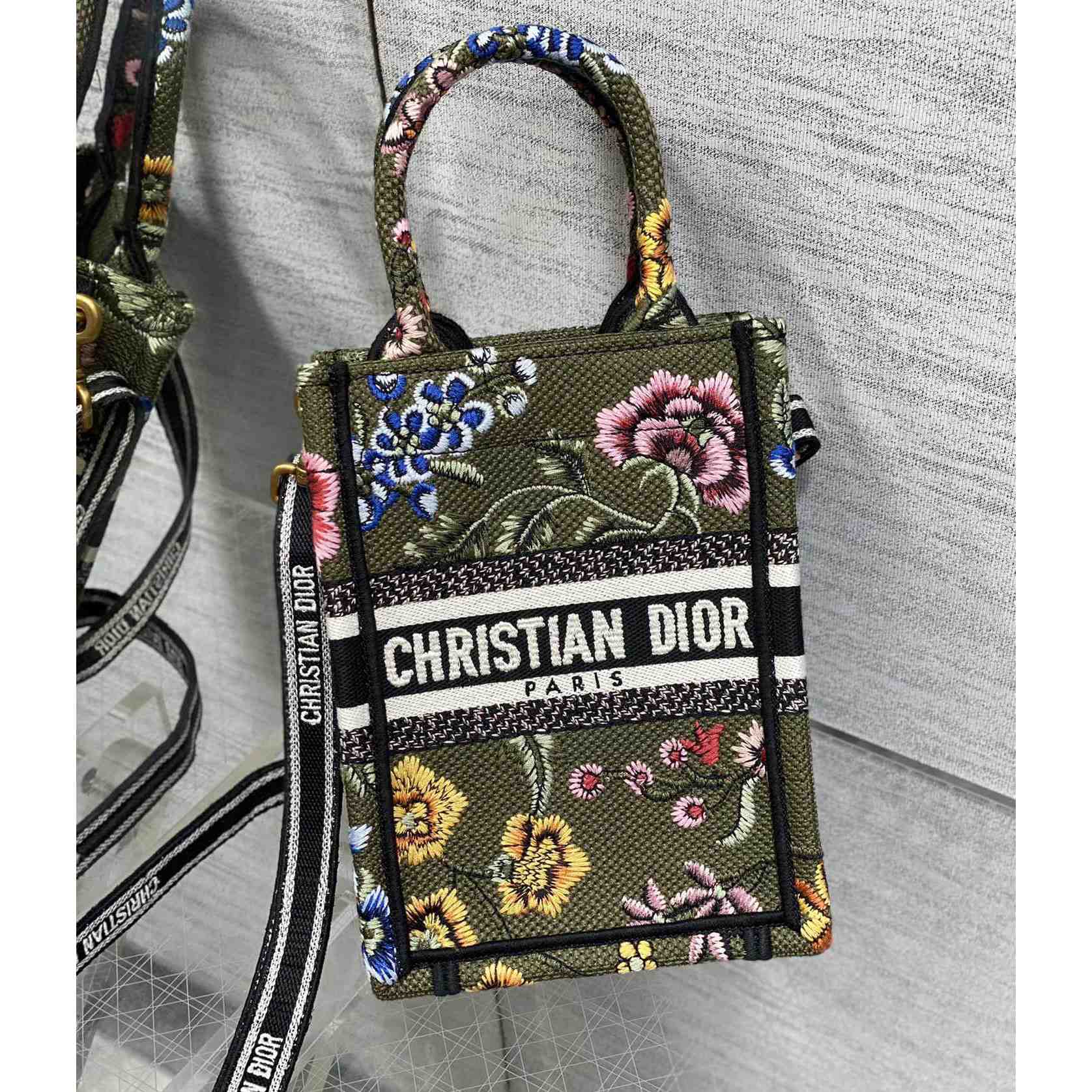 Dior Mini Dior Book Tote Phone Bag - DopestKickz