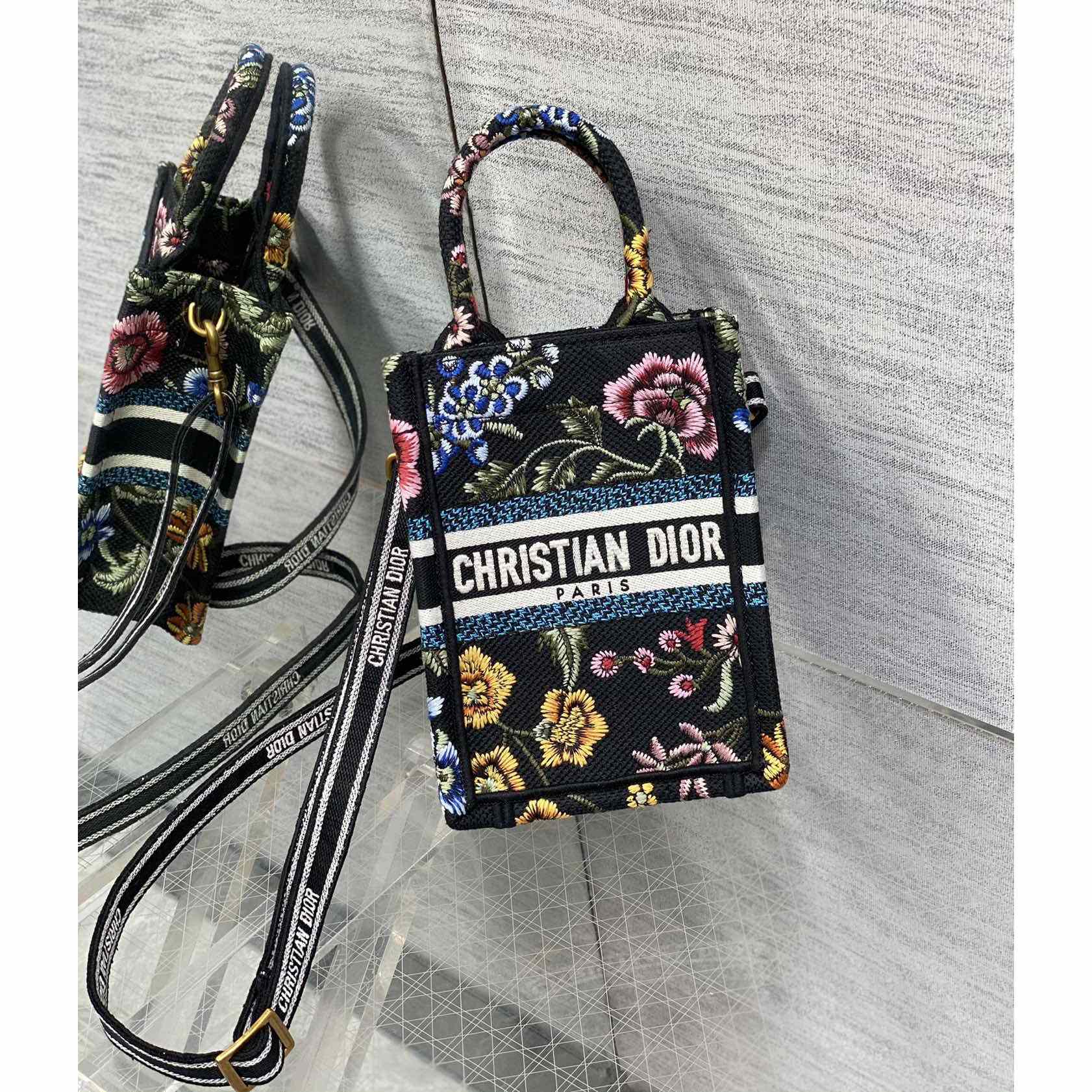 Dior Mini Dior Book Tote Phone Bag - DopestKickz