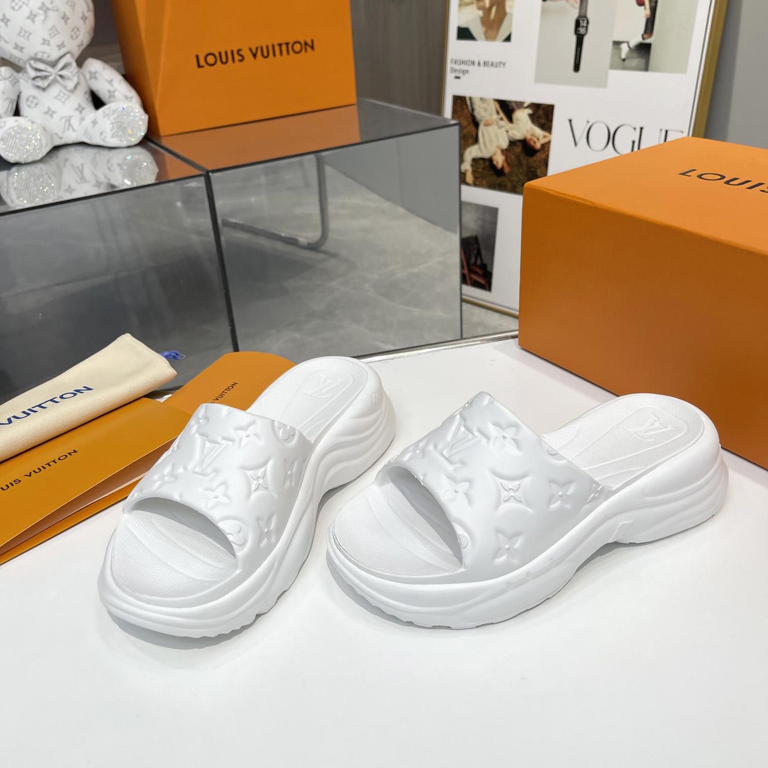 Louis Vuitton Pool 55 Flat Comfort Mule     1AB3FW - DopestKickz