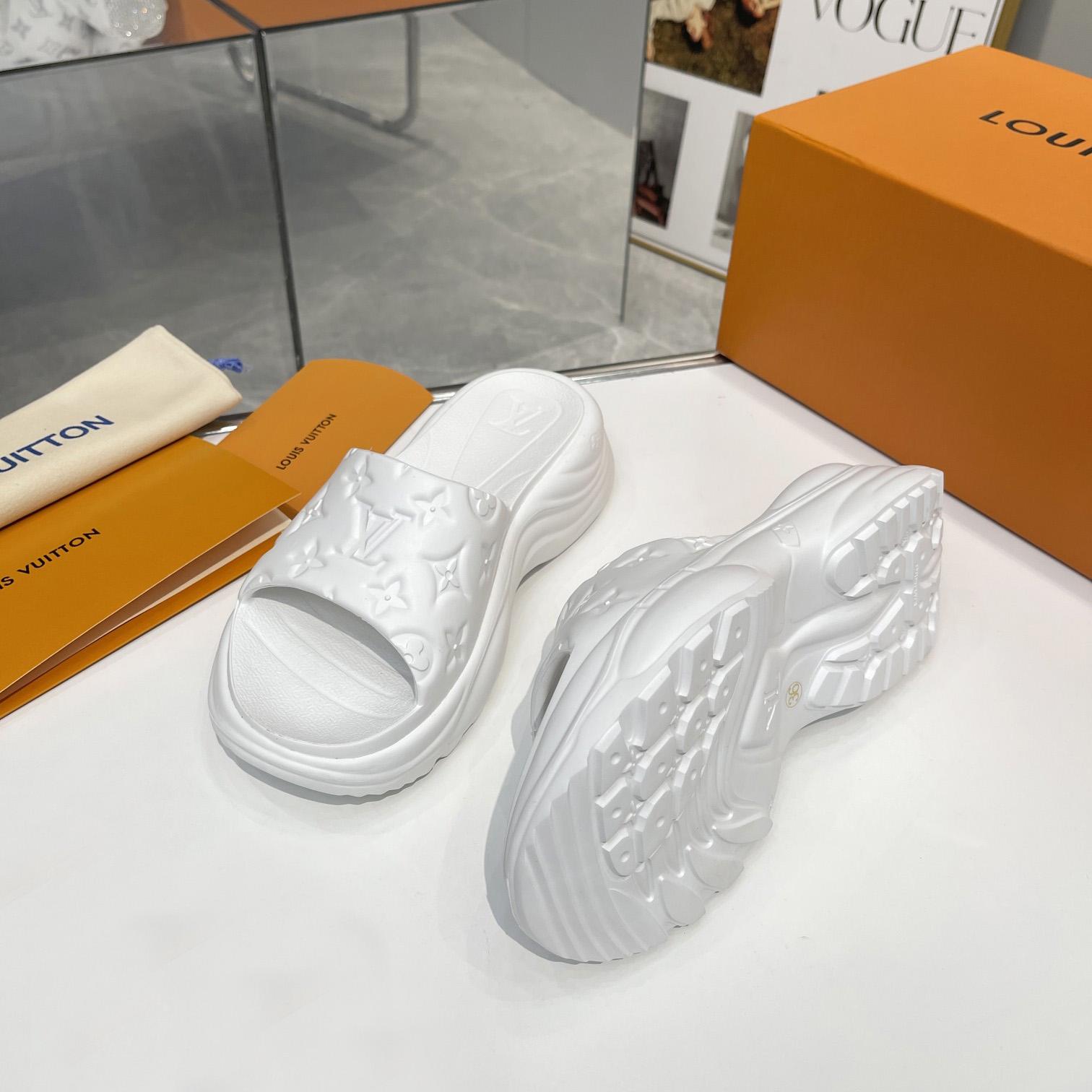 Louis Vuitton Pool 55 Flat Comfort Mule     1AB3FW - DopestKickz