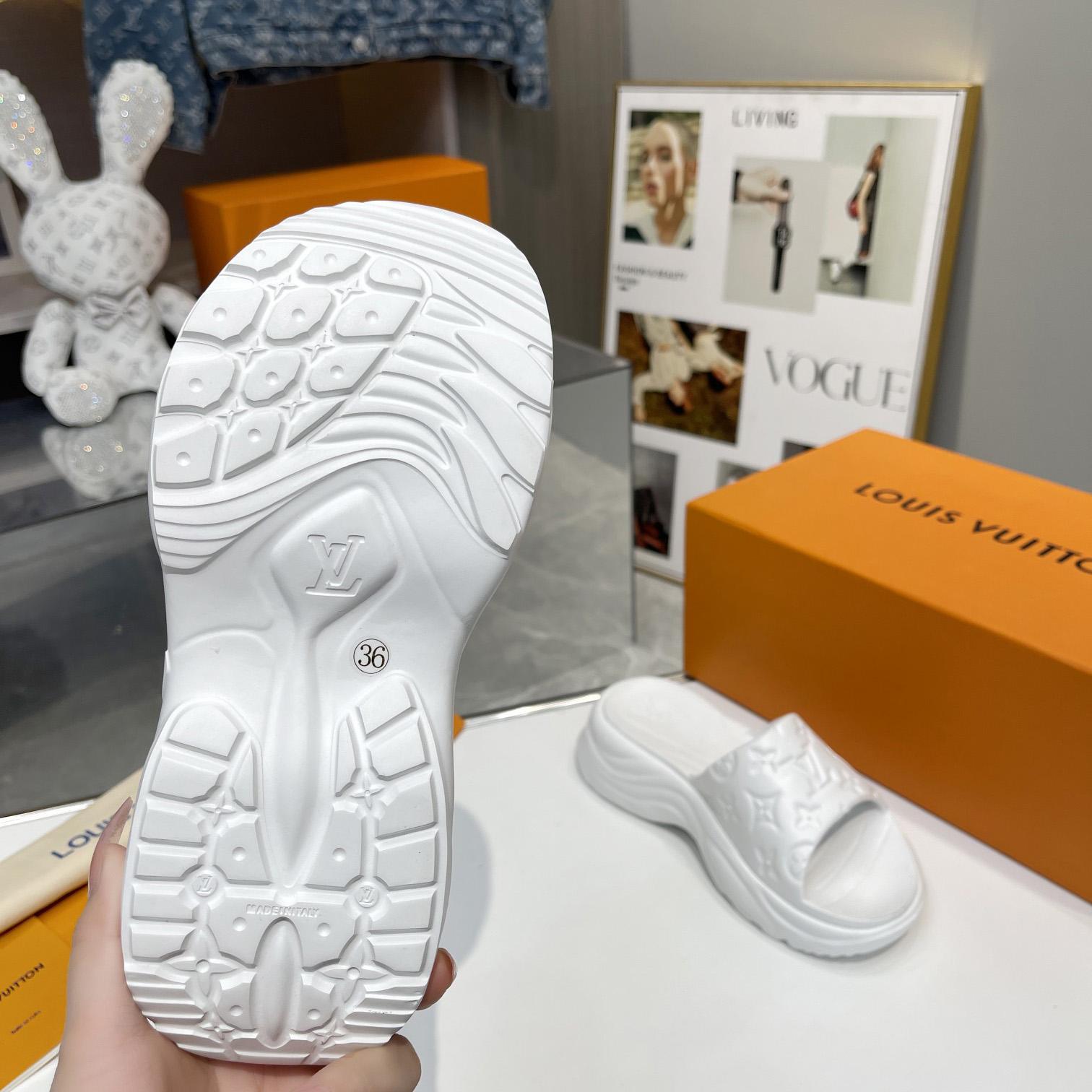 Louis Vuitton Pool 55 Flat Comfort Mule     1AB3FW - DopestKickz