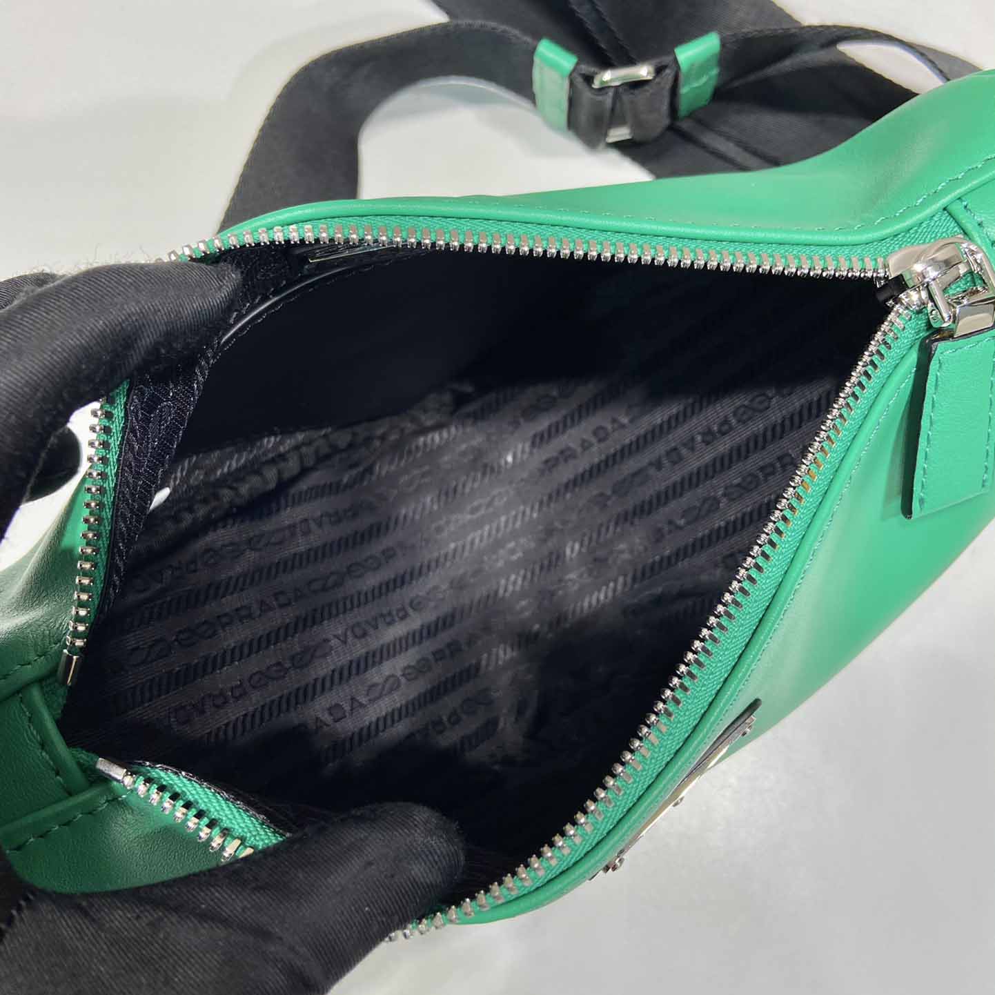 Prada Triangle Leather Bag - DopestKickz