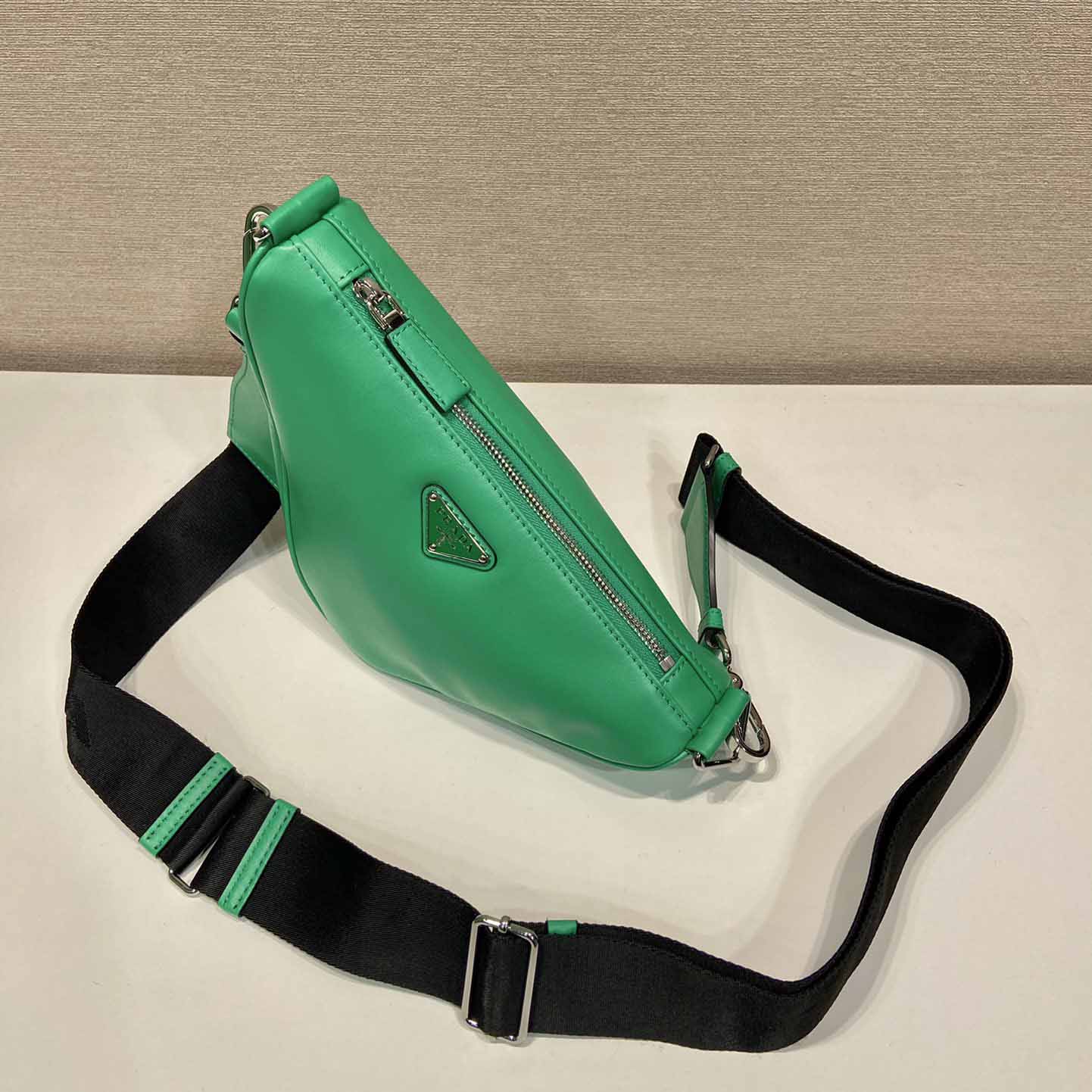 Prada Triangle Leather Bag - DopestKickz