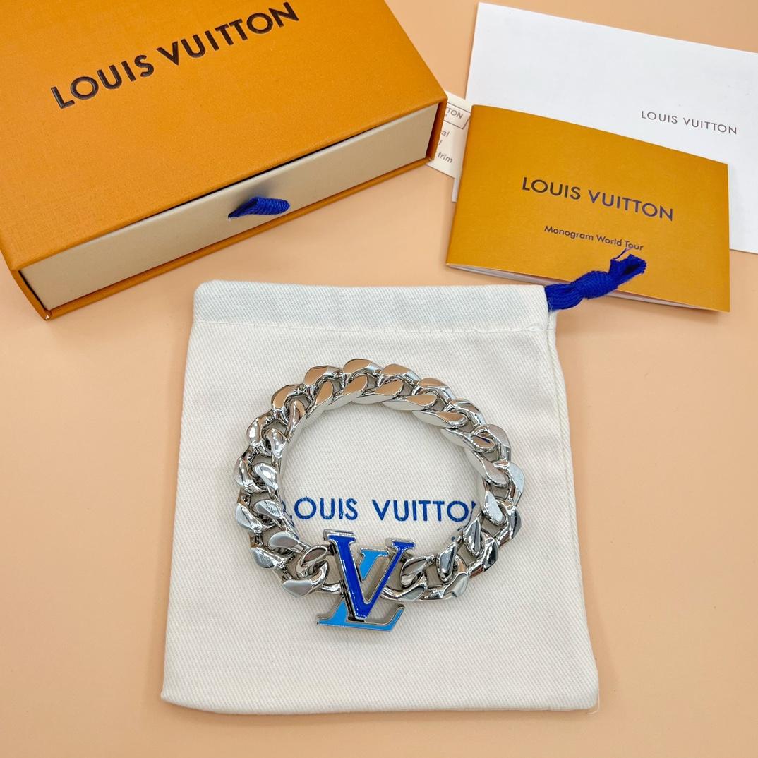 Louis Vuitton LV Chain Bracelet   M0919L - DopestKickz