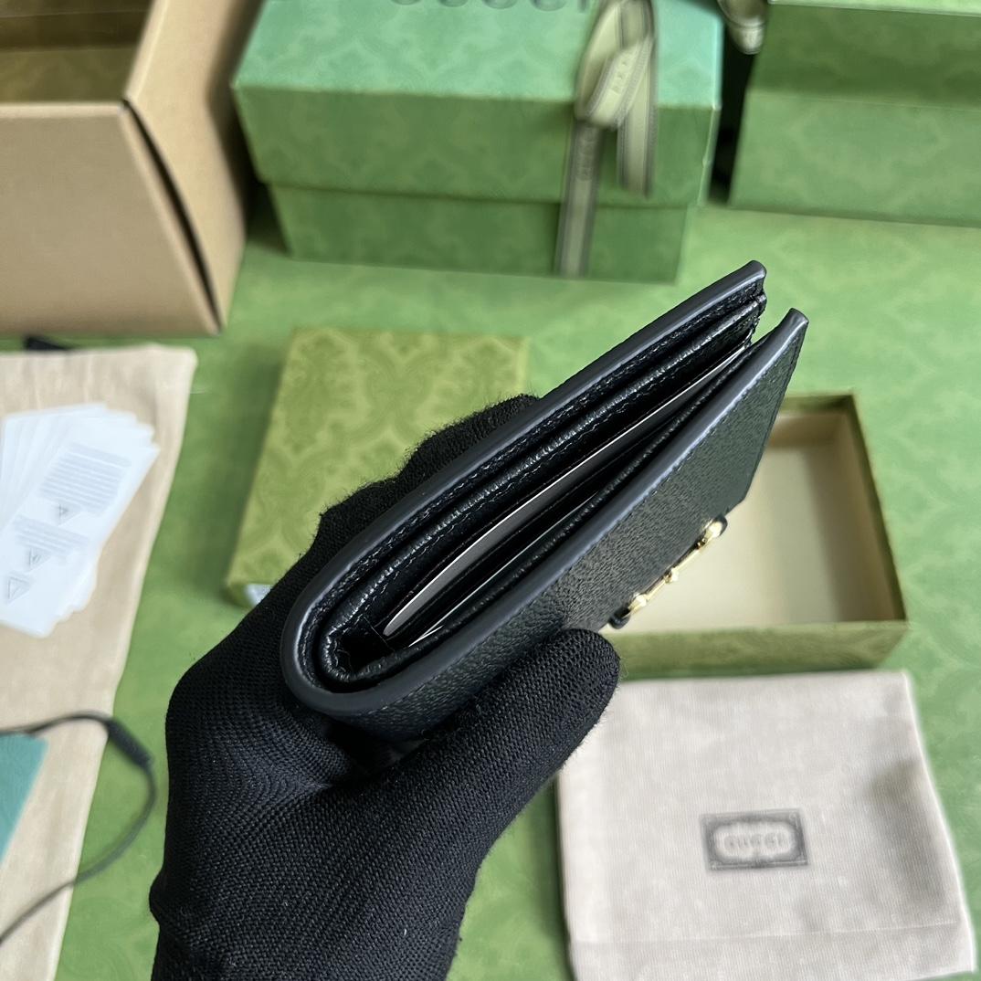 Gucci Bi-fold Wallet With Horsebit - DopestKickz