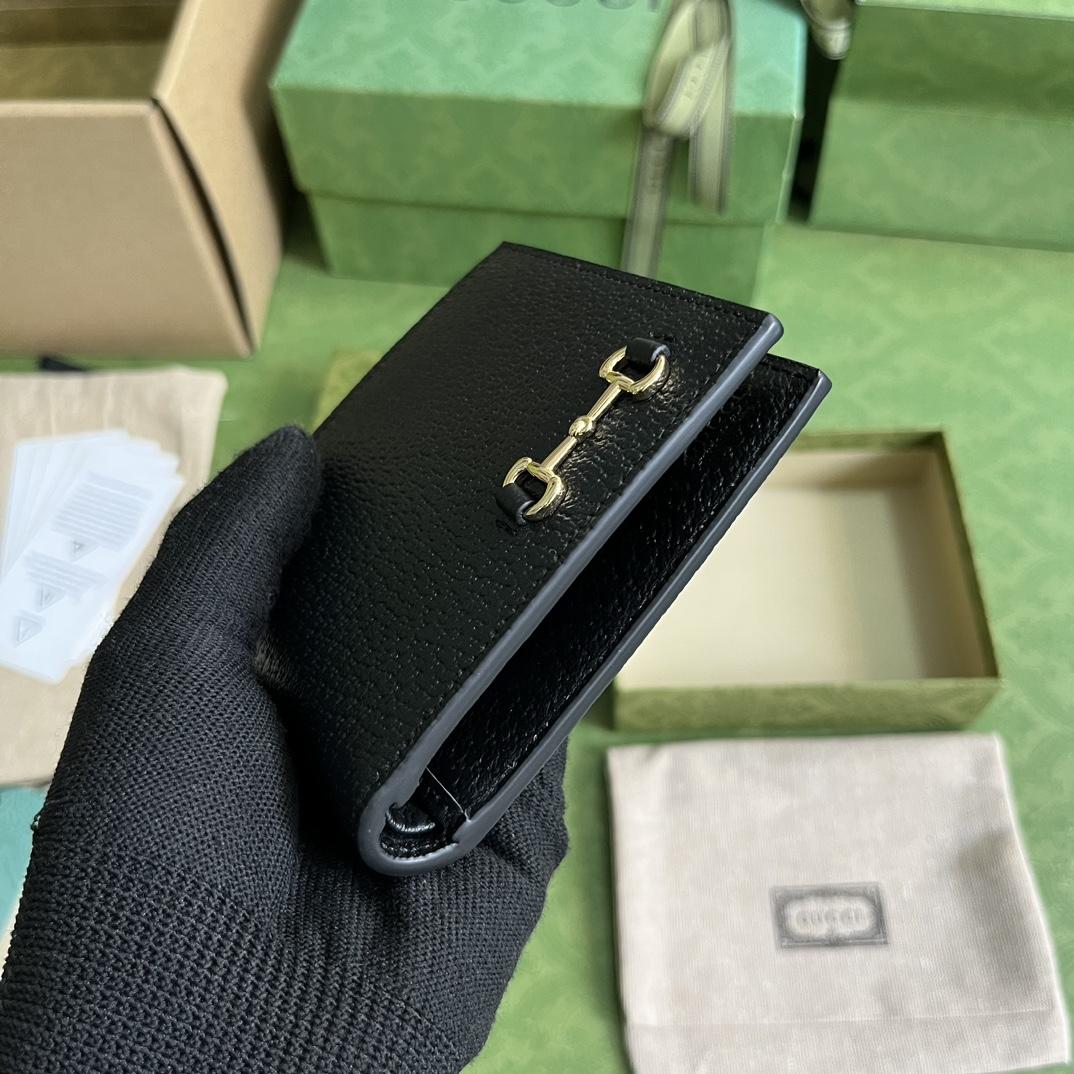 Gucci Bi-fold Wallet With Horsebit - DopestKickz