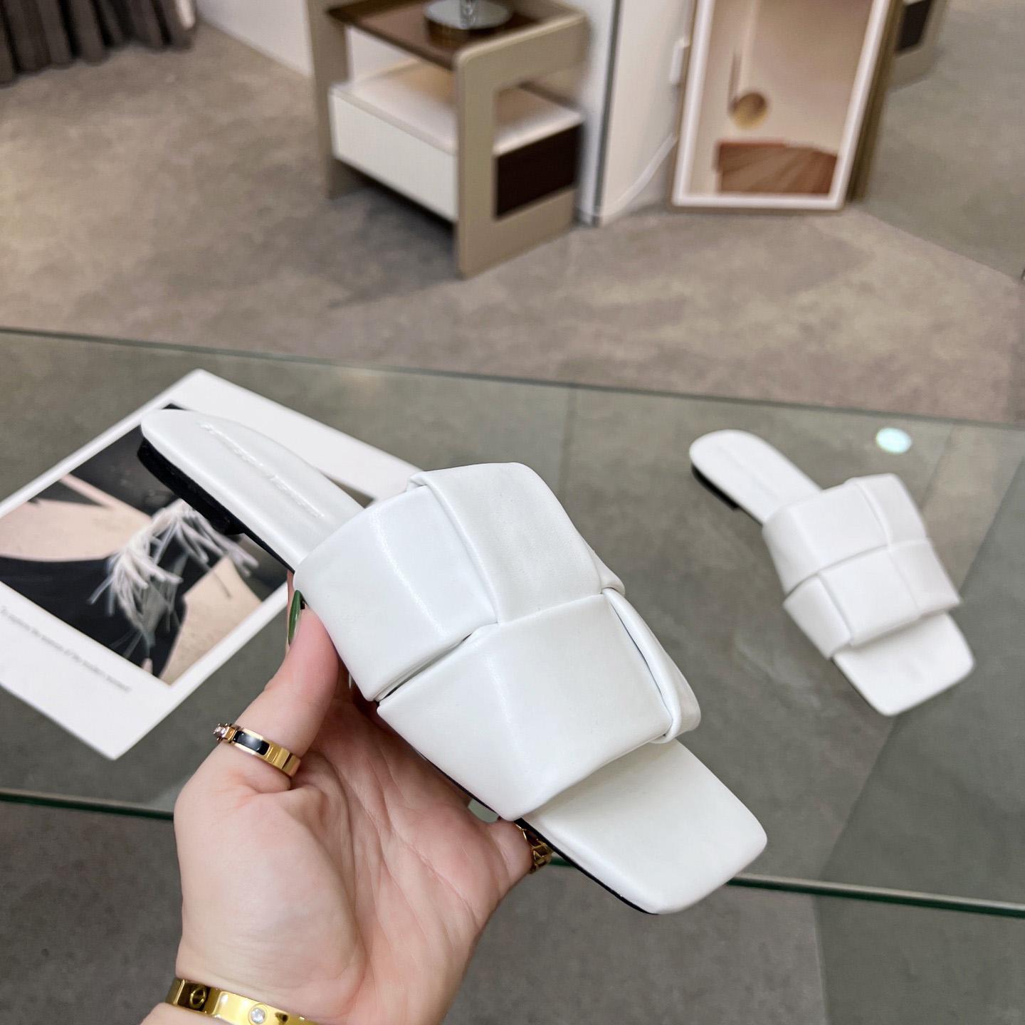 Bottega Veneta Patch Flat Mule - DopestKickz