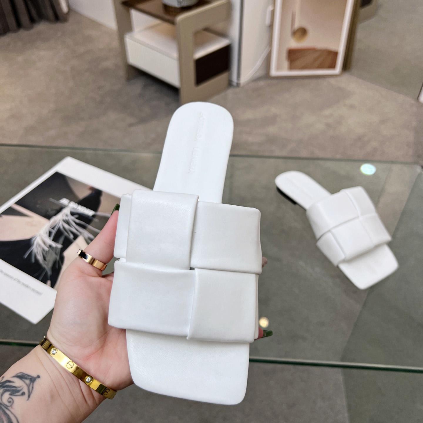 Bottega Veneta Patch Flat Mule - DopestKickz