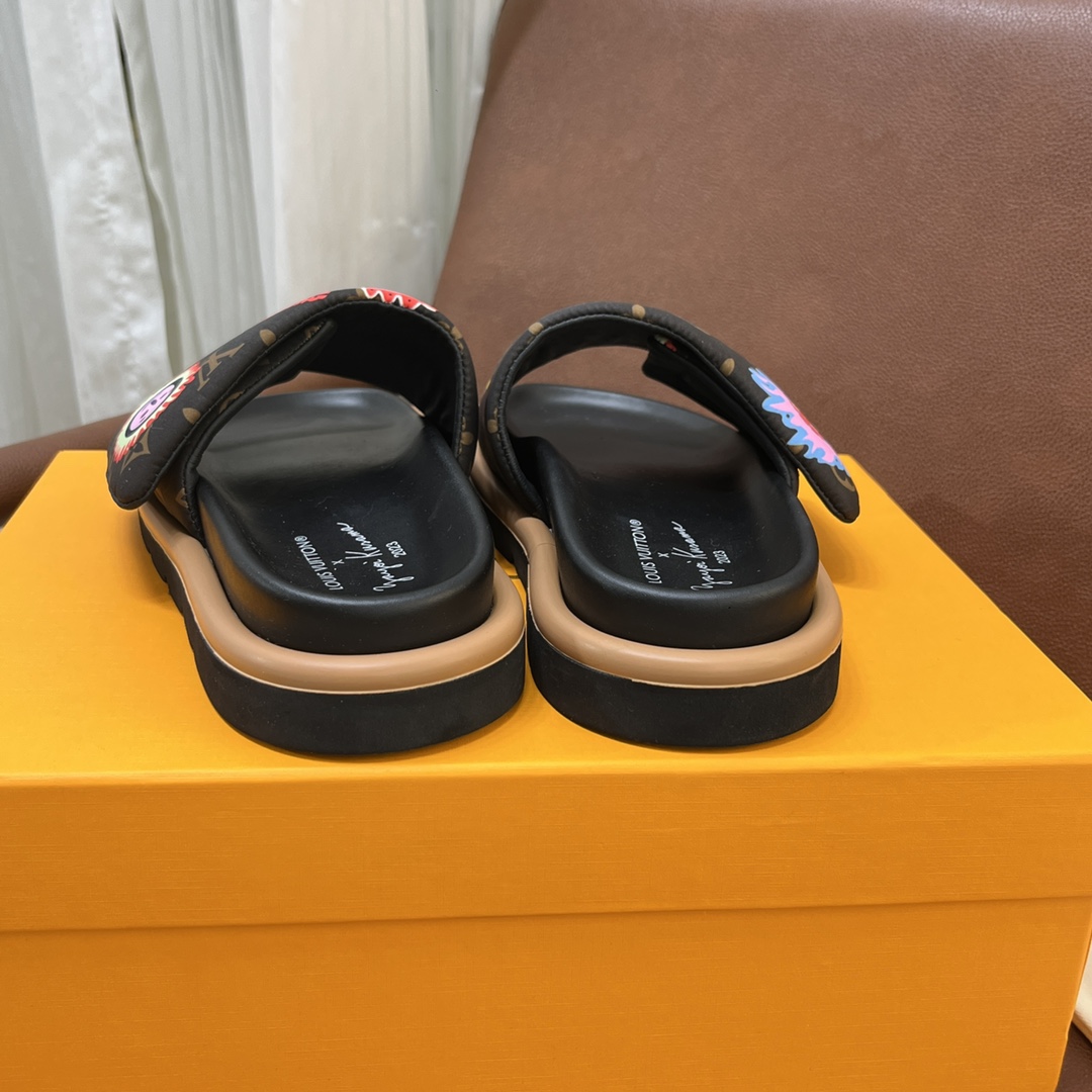Louis Vuitton LV x YK Pool Pillow Flat Comfort Mule   1ABD8T - DopestKickz