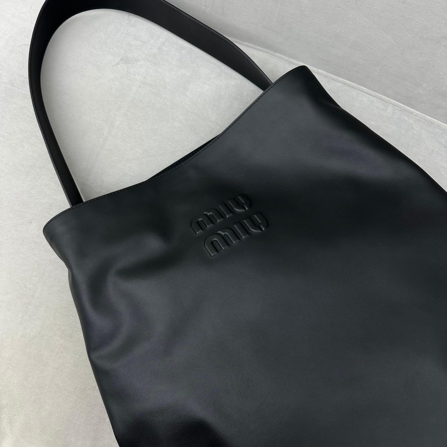 Miu Miu Leather Shoulder Bag  - DopestKickz