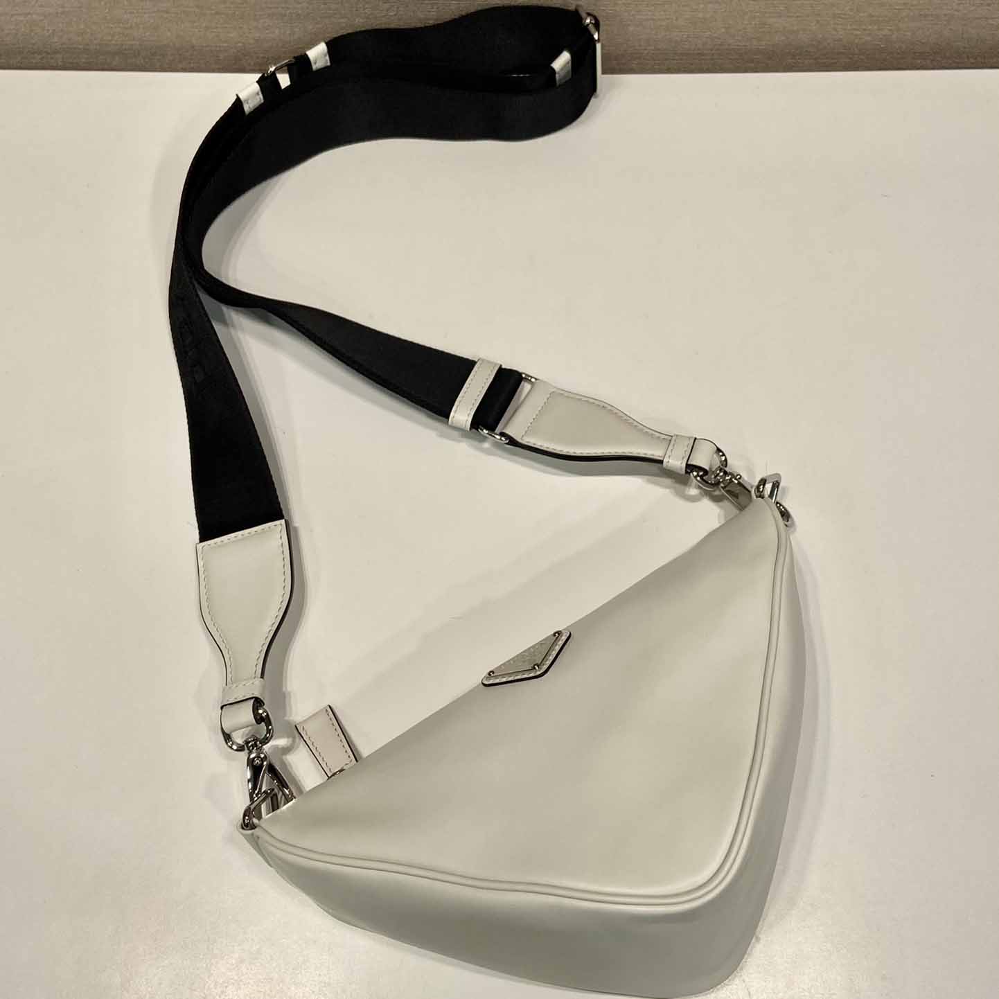 Prada Triangle Leather Bag - DopestKickz