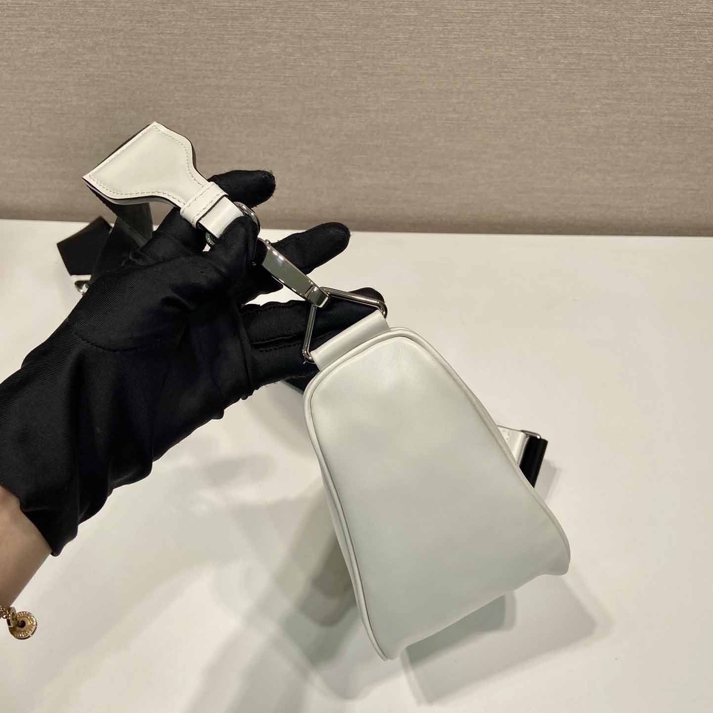 Prada Triangle Leather Bag - DopestKickz