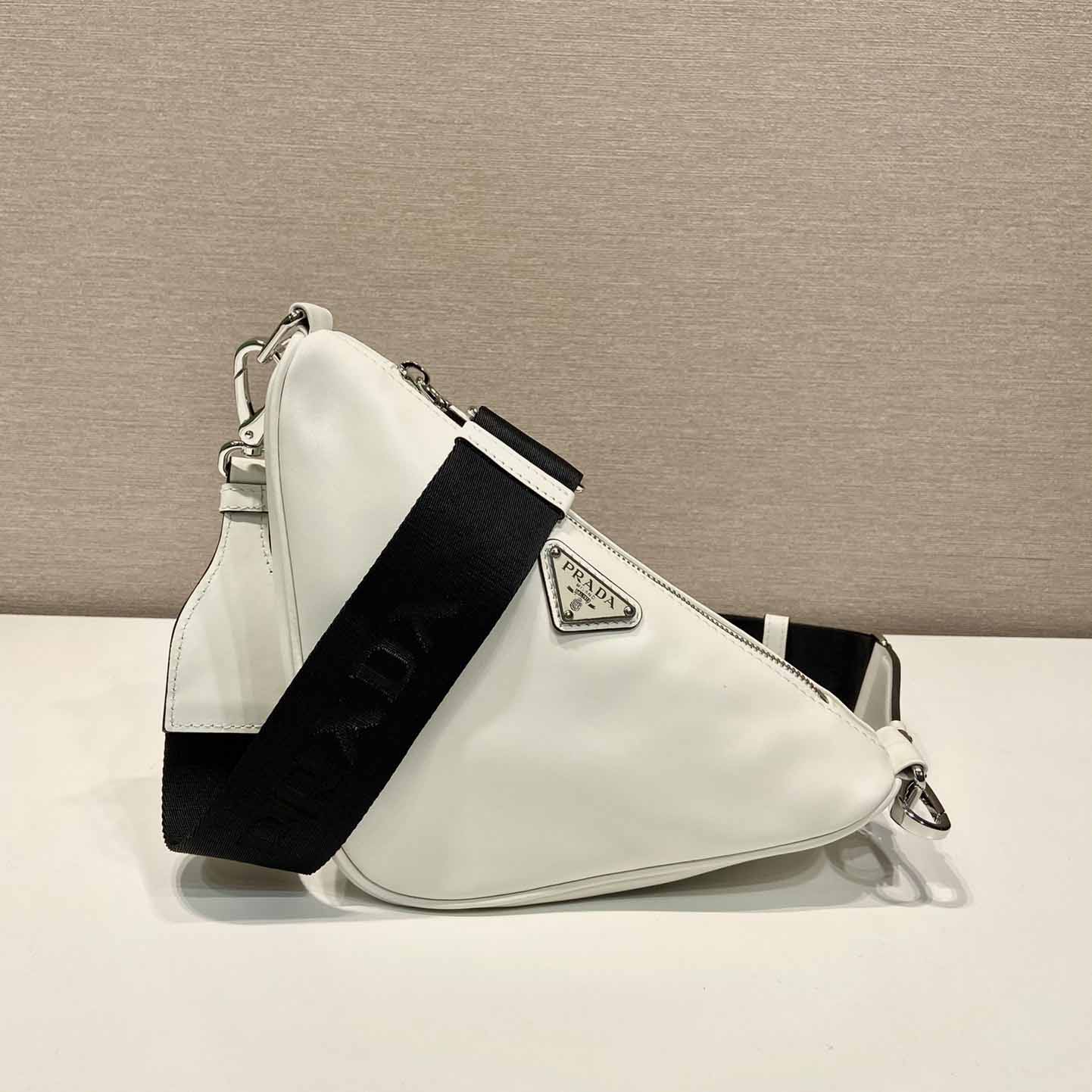 Prada Triangle Leather Bag - DopestKickz
