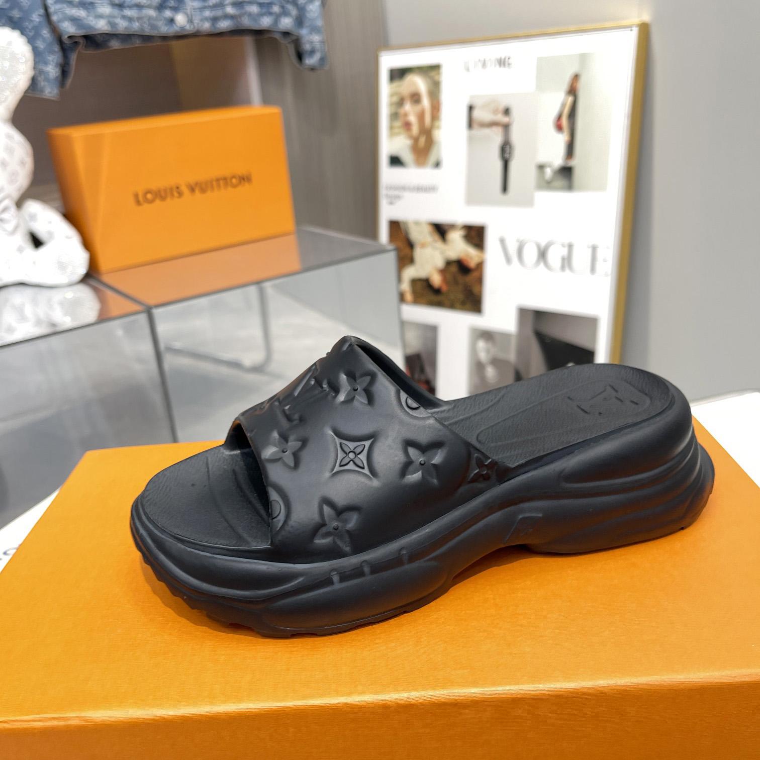 Louis Vuitton Pool 55 Flat Comfort Mule      - DopestKickz