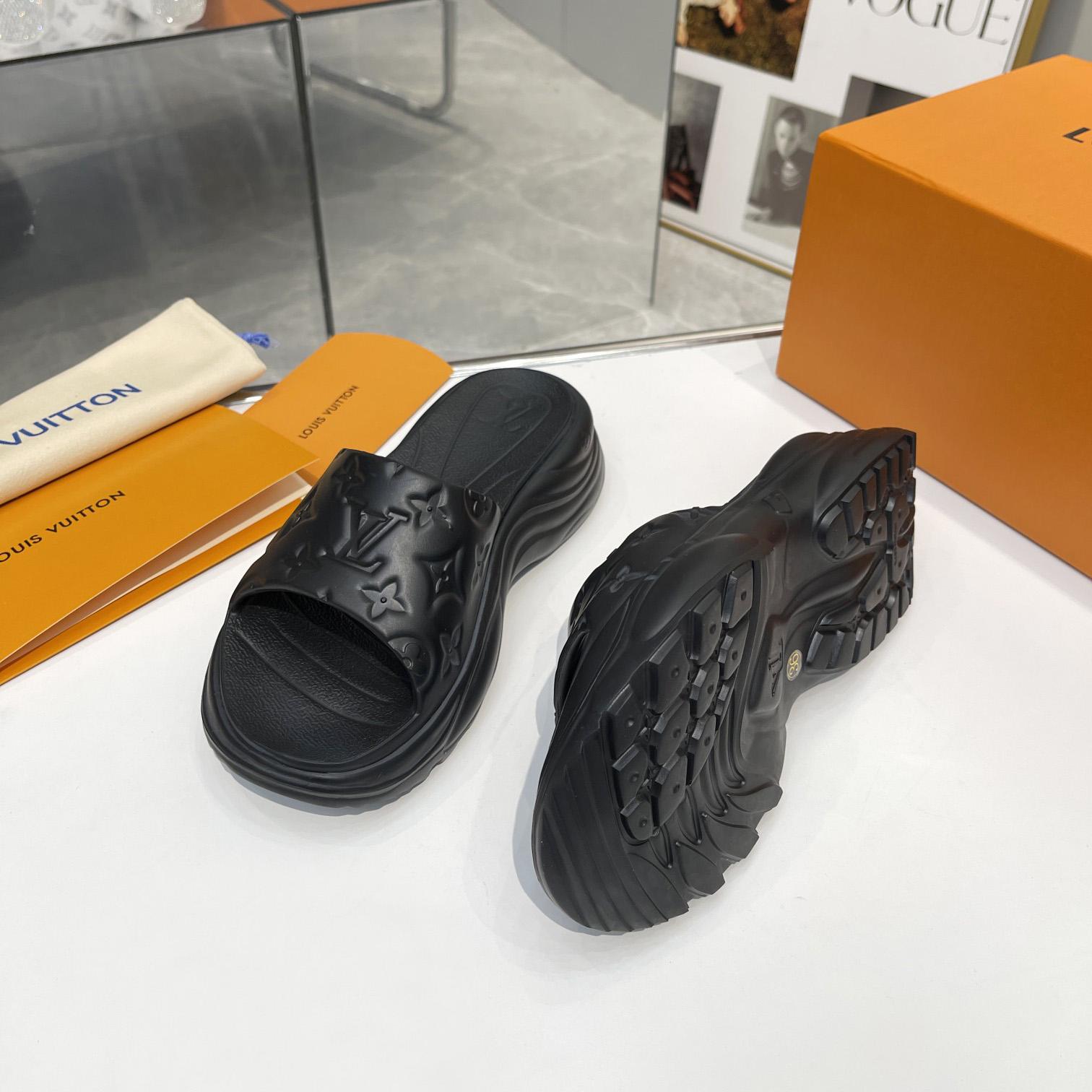 Louis Vuitton Pool 55 Flat Comfort Mule      - DopestKickz