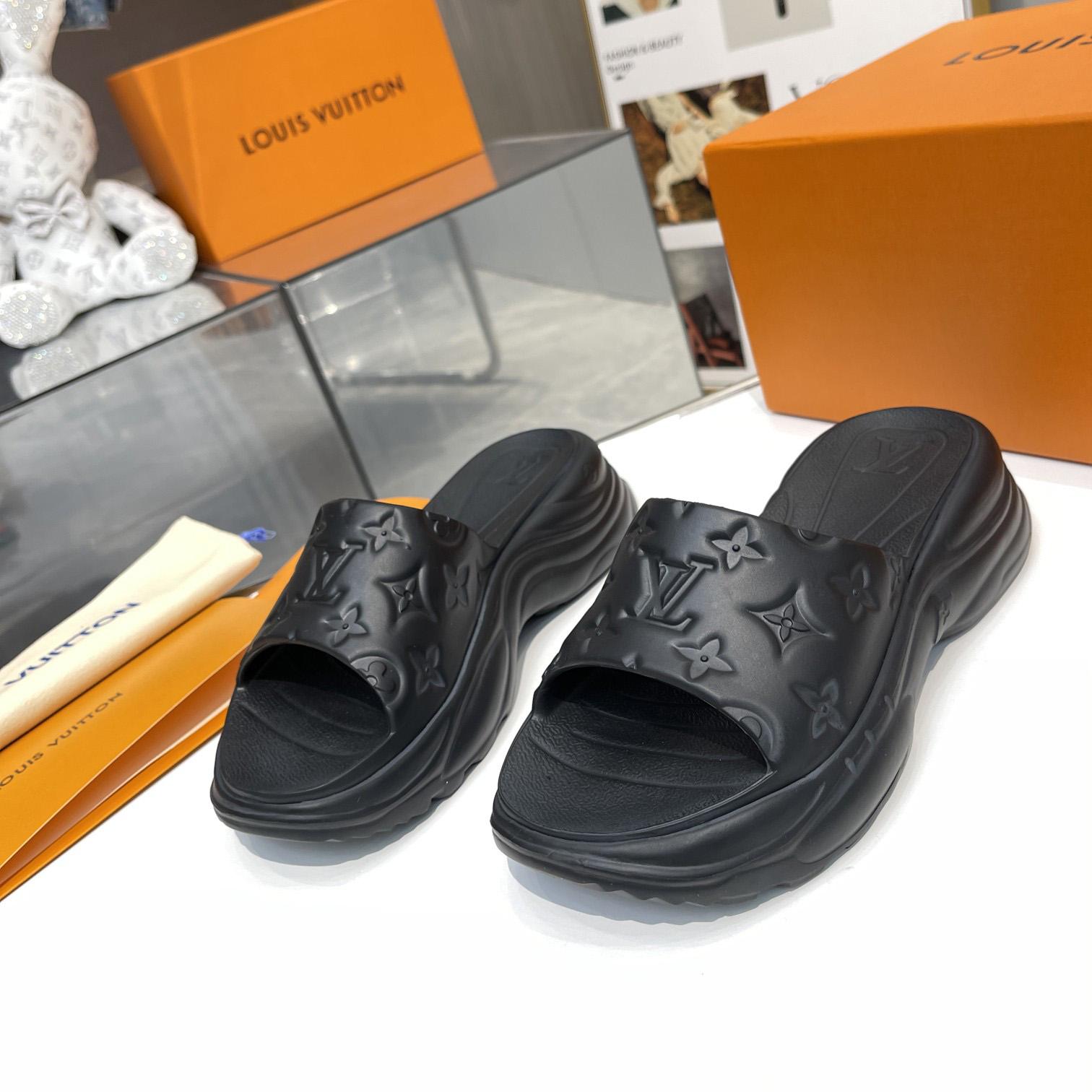 Louis Vuitton Pool 55 Flat Comfort Mule      - DopestKickz