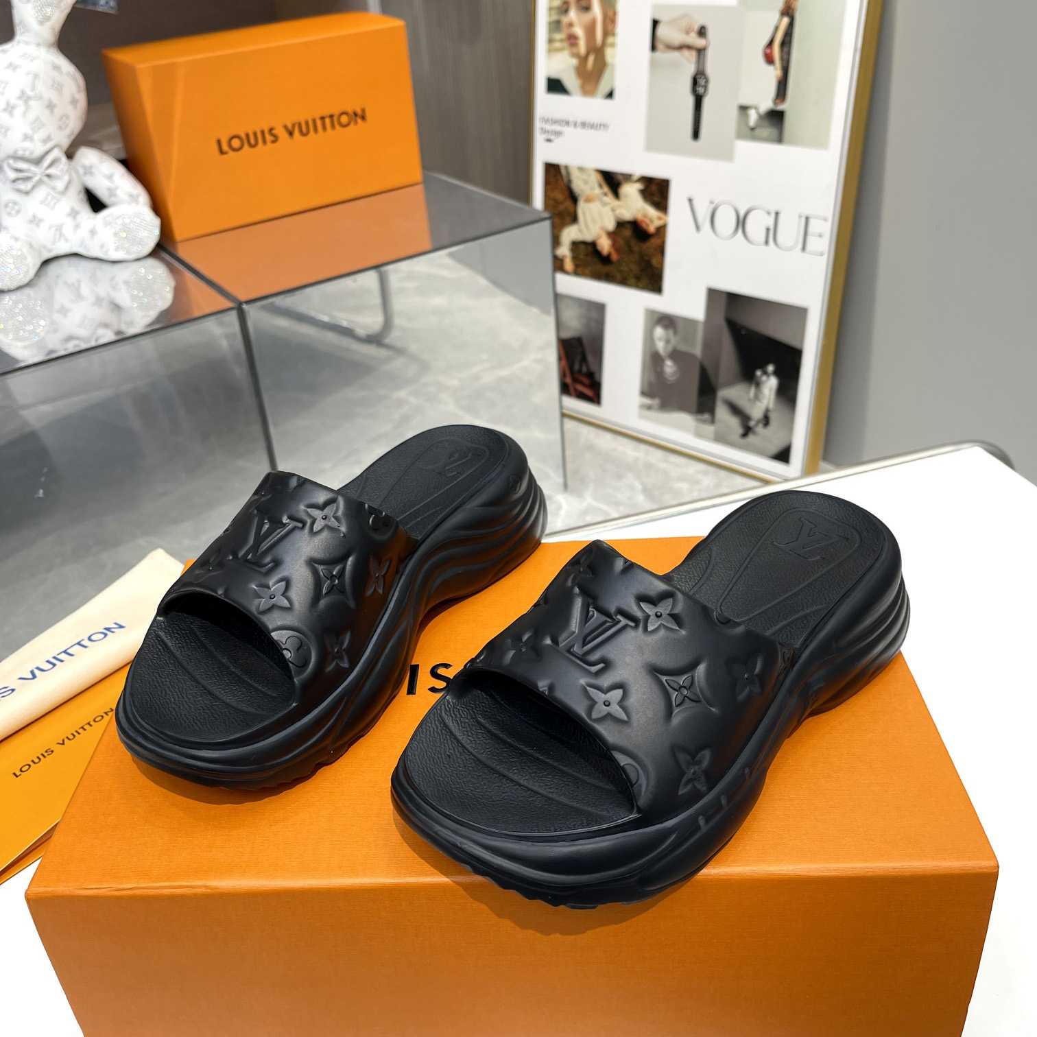 Louis Vuitton Pool 55 Flat Comfort Mule      - DopestKickz