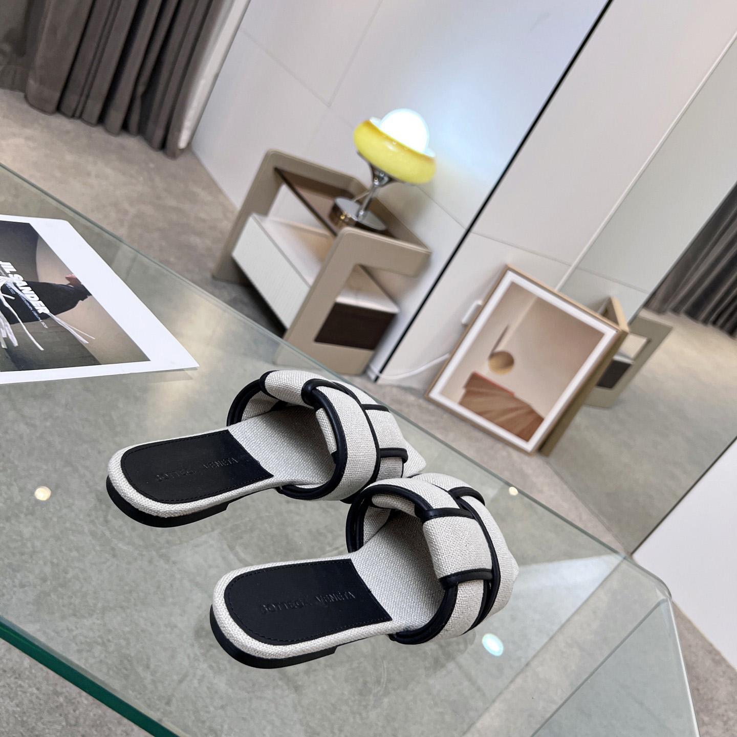 Bottega Veneta Patch Flat Mule - DopestKickz