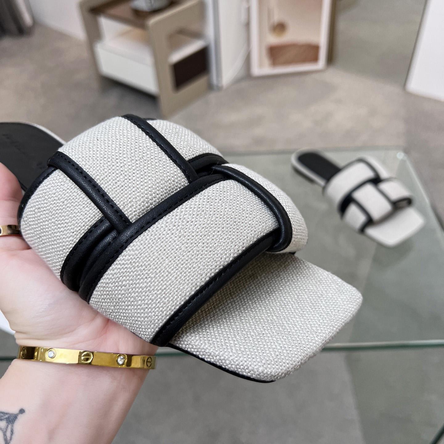 Bottega Veneta Patch Flat Mule - DopestKickz