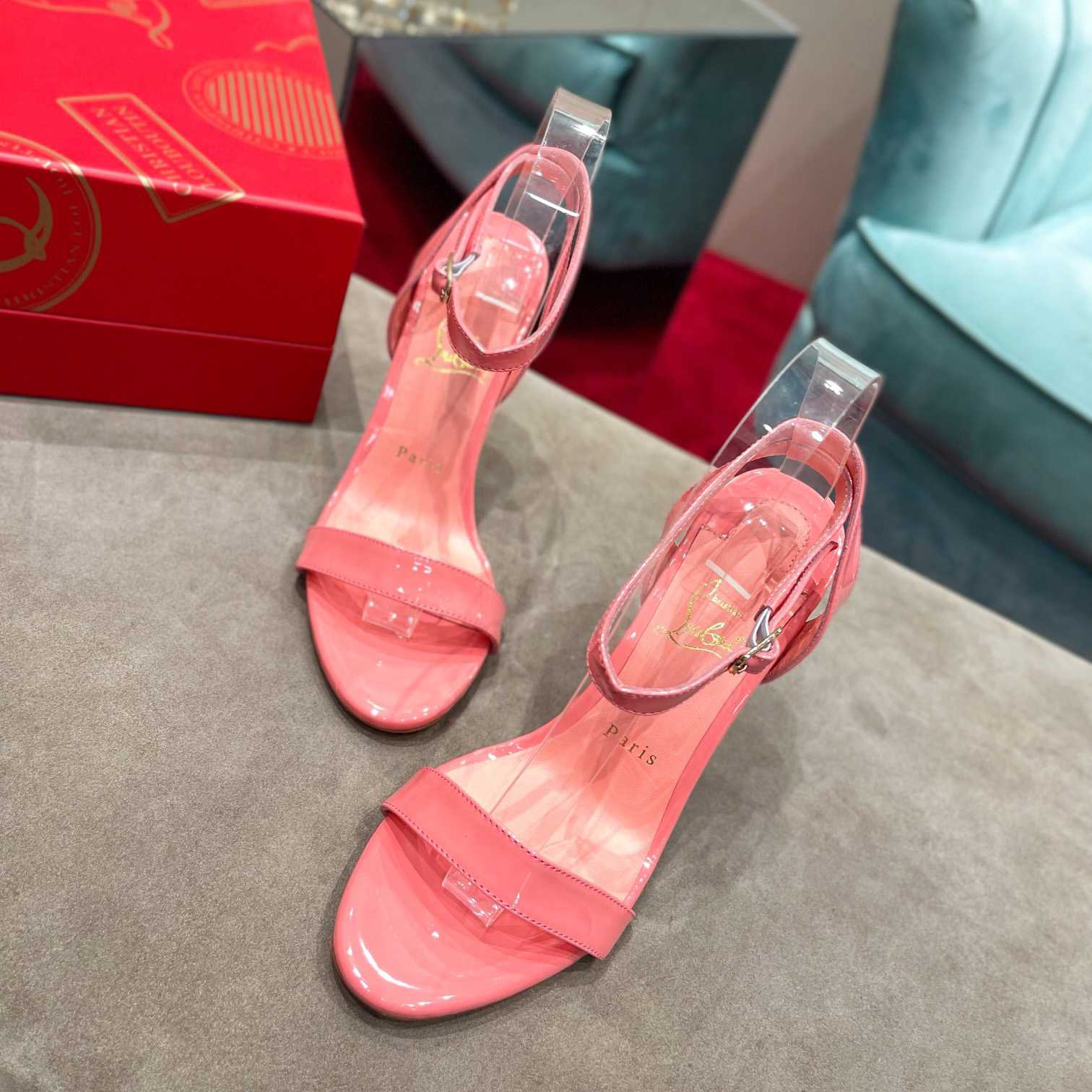 Christian Louboutin Loubigirl 100mm Patent Leather Heels - DopestKickz