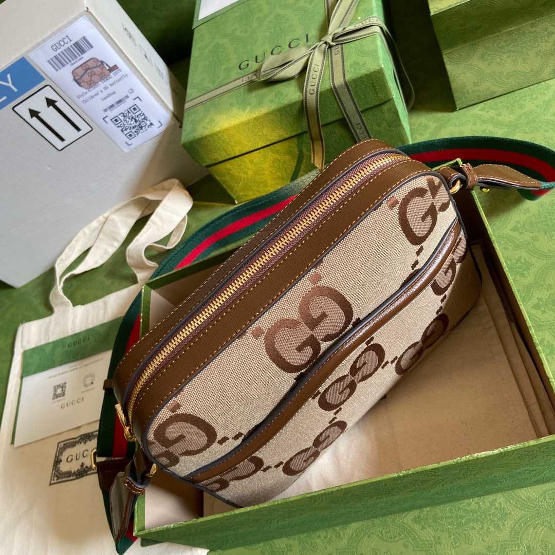 Gucci Jumbo GG Messenger Bag(25.5-20-6cm) - DopestKickz